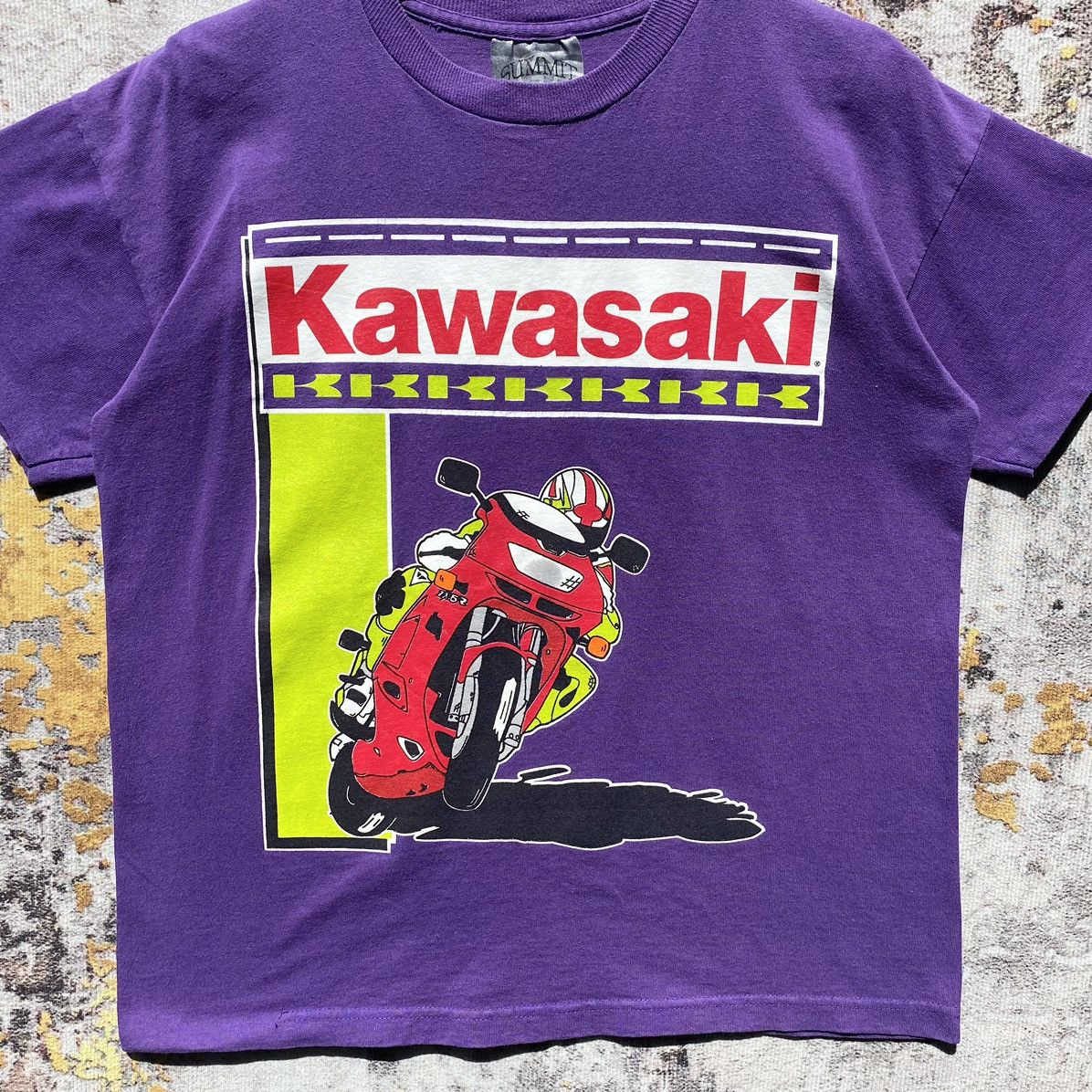 Vintage Vintage Kawasaki Ninja ZX-9R Motorcycle Tee Sport Bike Japan Size US S / EU 44-46 / 1 - 7 Thumbnail