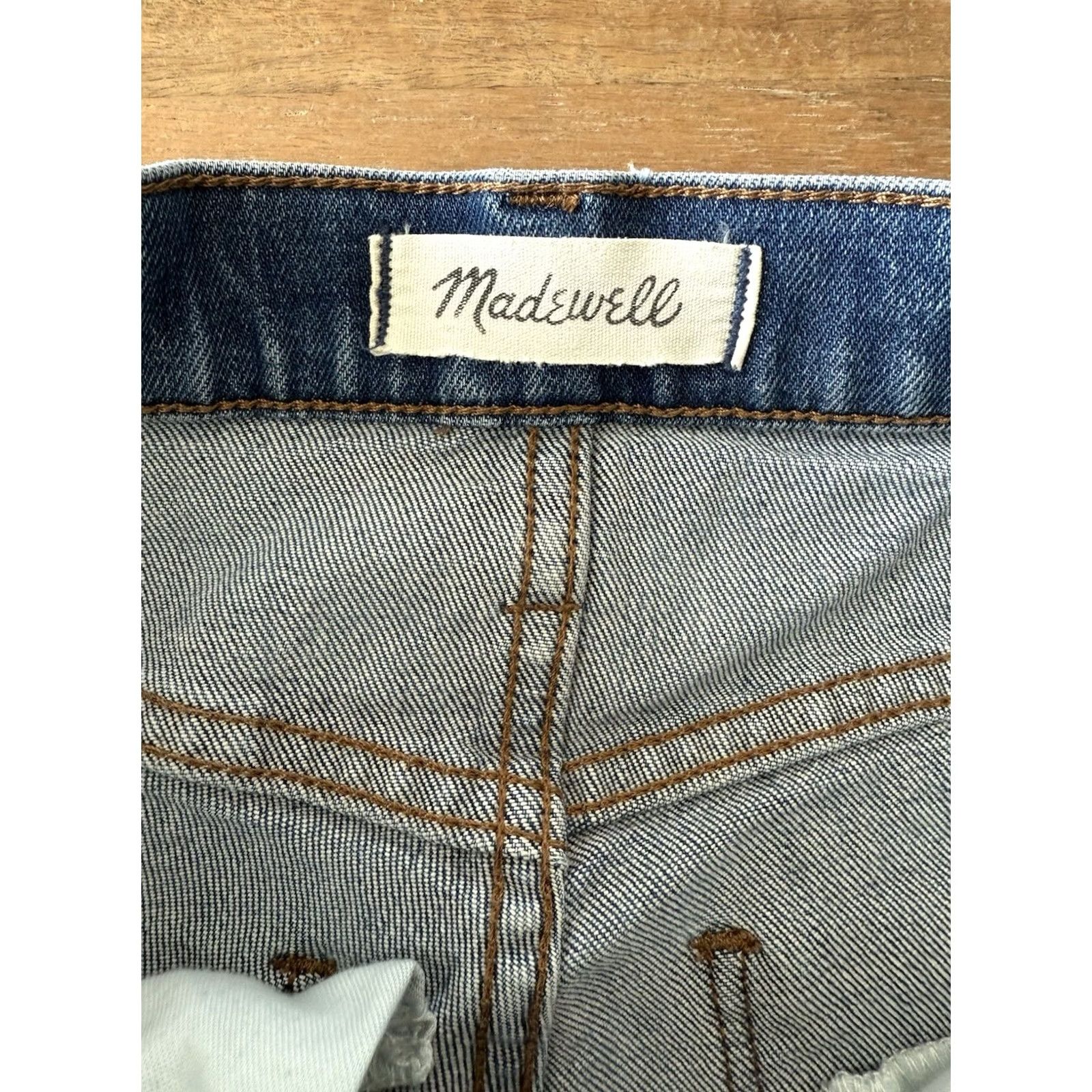 Madewell Madewell Jeans Womens 26 Bootcut 10” High Riser Demi Blue Denim 5-Pocket Zipper Button Logo Cowgirl Western Size 28" / US 6 / IT 42 - 3 Thumbnail