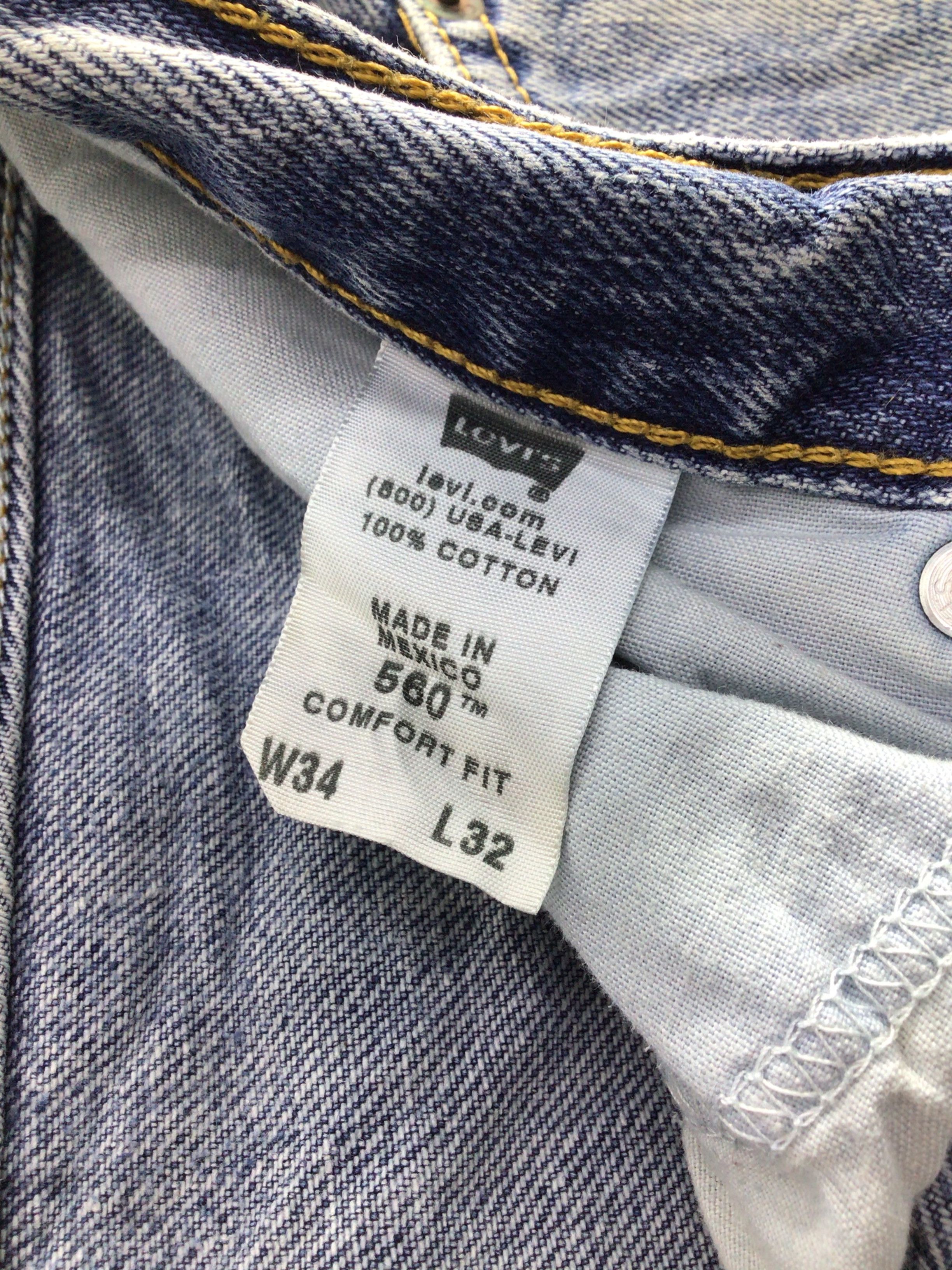 Levi's Vintage Levis 560 Jeans-J781 Size US 36 / EU 52 - 10 Thumbnail