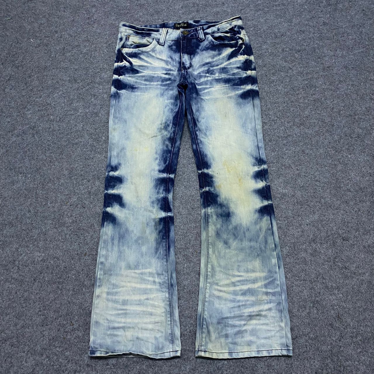 If Six Was Nine 💥Flare💥Vintage Black Crown Japanese Brand Denim Size US 34 / EU 50 - 1 Thumbnail