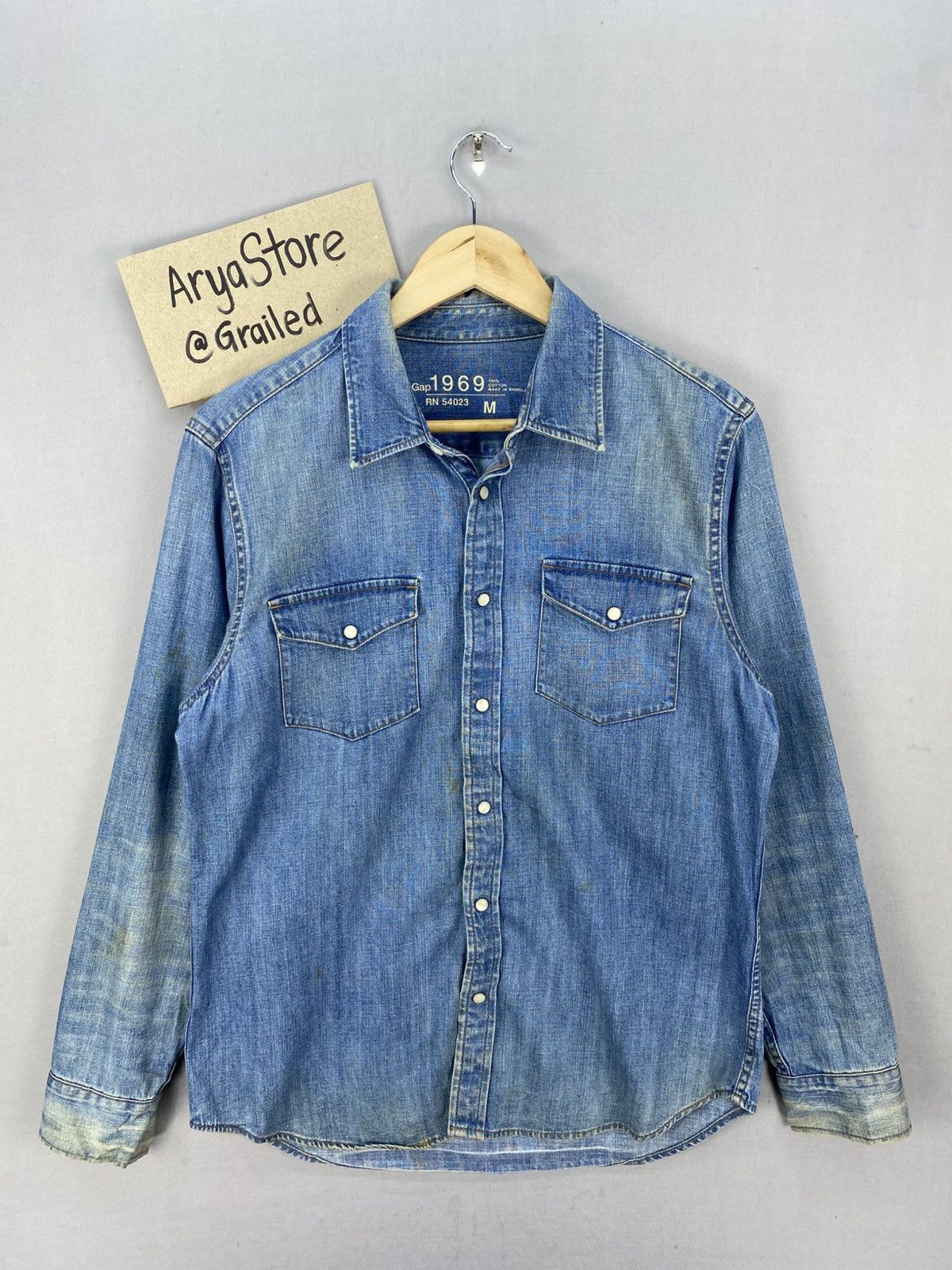 Gap GAP 1969 Western Shirts Button Up Size US M / EU 48-50 / 2 - 1 Thumbnail