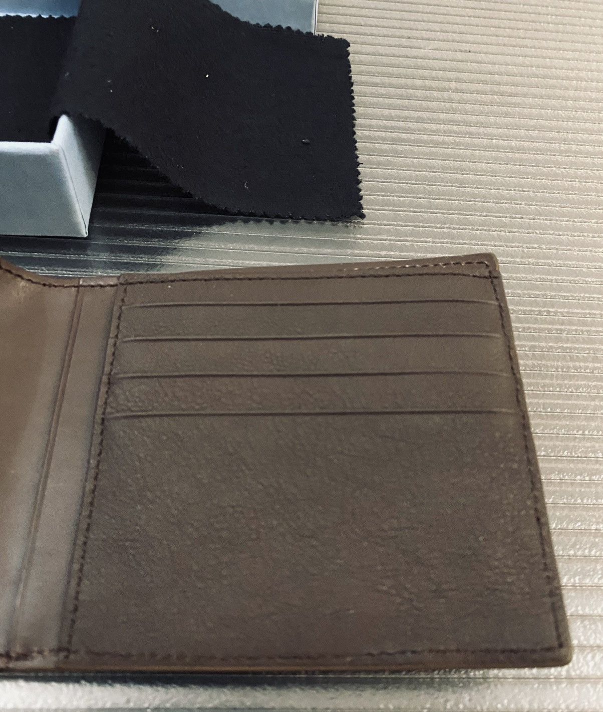 Lanvin Lanvin Paris taurillion leather contrast billfold wallet NEW Size ONE SIZE - 9 Thumbnail