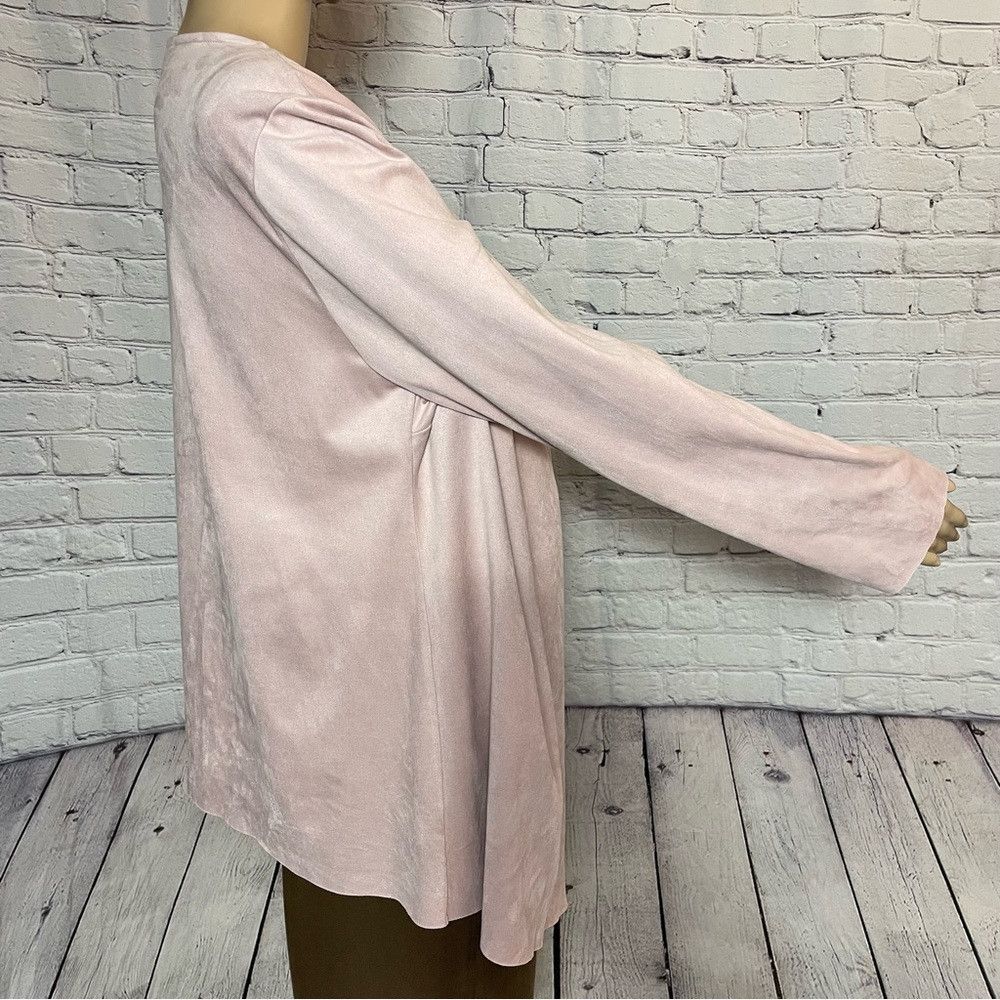Other Soft‎ Surroundings Faux Suede Ultra Soft Pink Waterfall Car Size M / US 6-8 / IT 42-44 - 6 Thumbnail