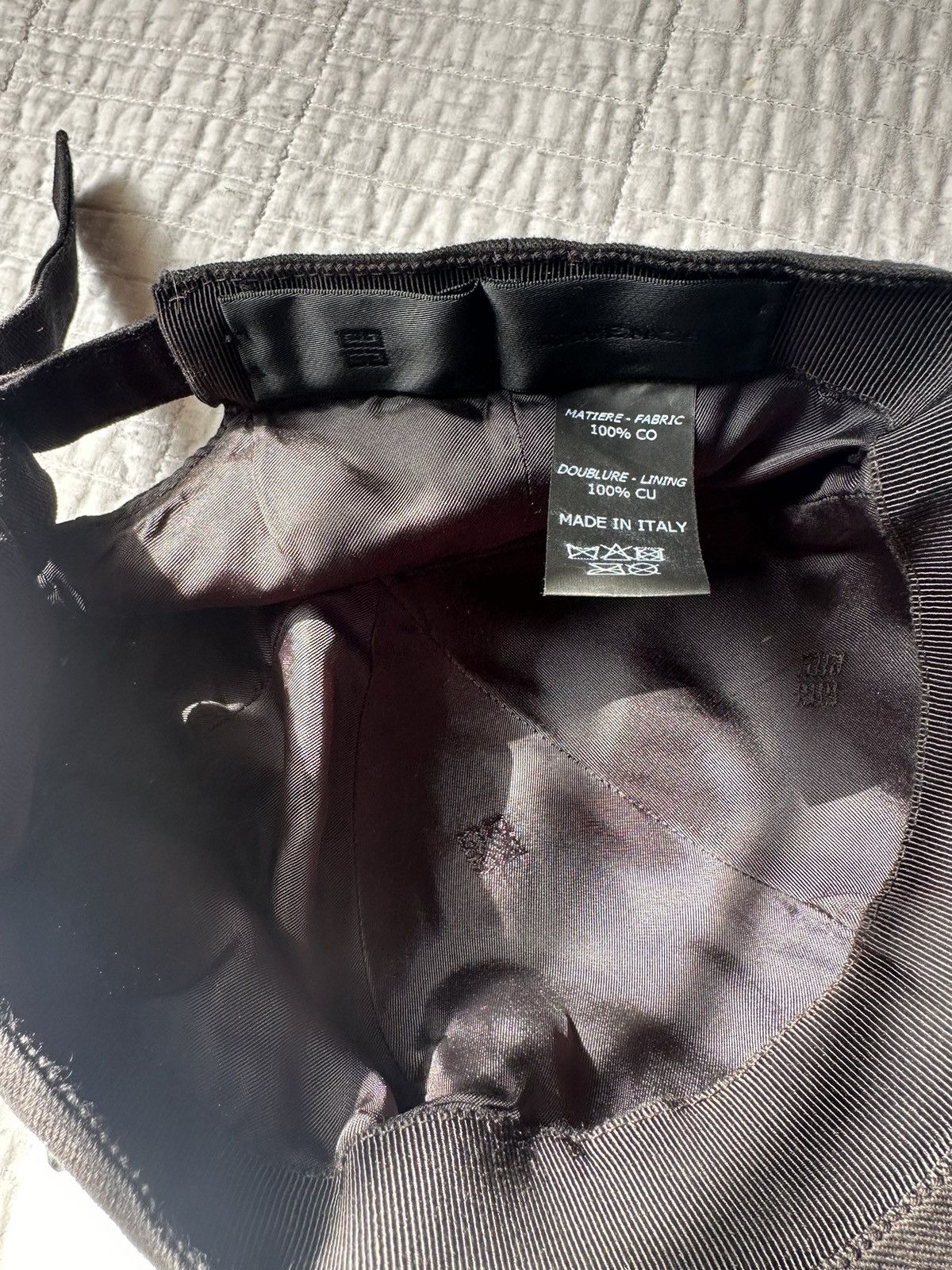 Givenchy BLACK RHINESTONE GIVENCHY CAP Size ONE SIZE - 3 Thumbnail