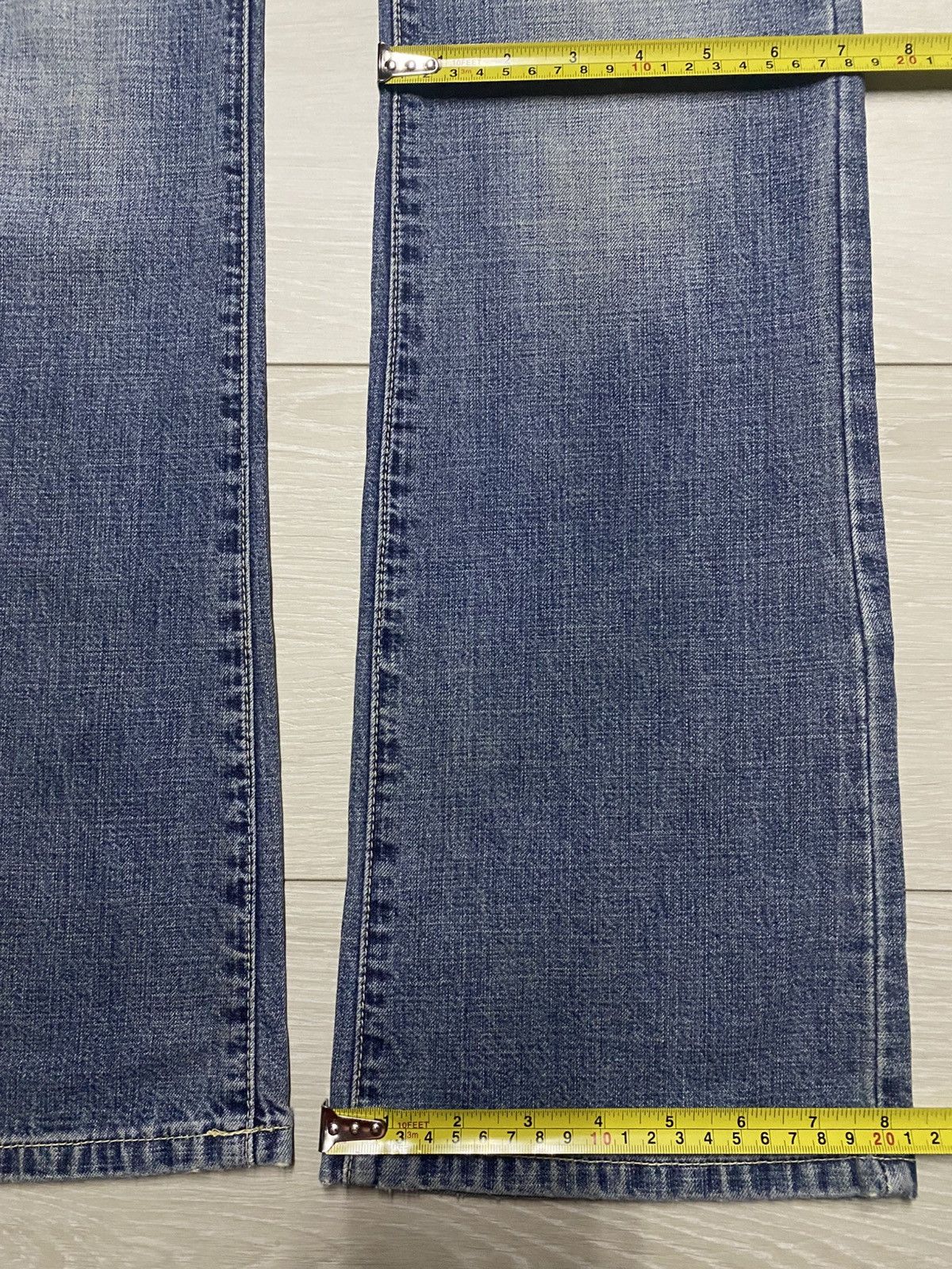Lucky Brand Vintage Lucky Brand Dungaree Light Wash Flare Jeans Size US 29 - 15 Thumbnail