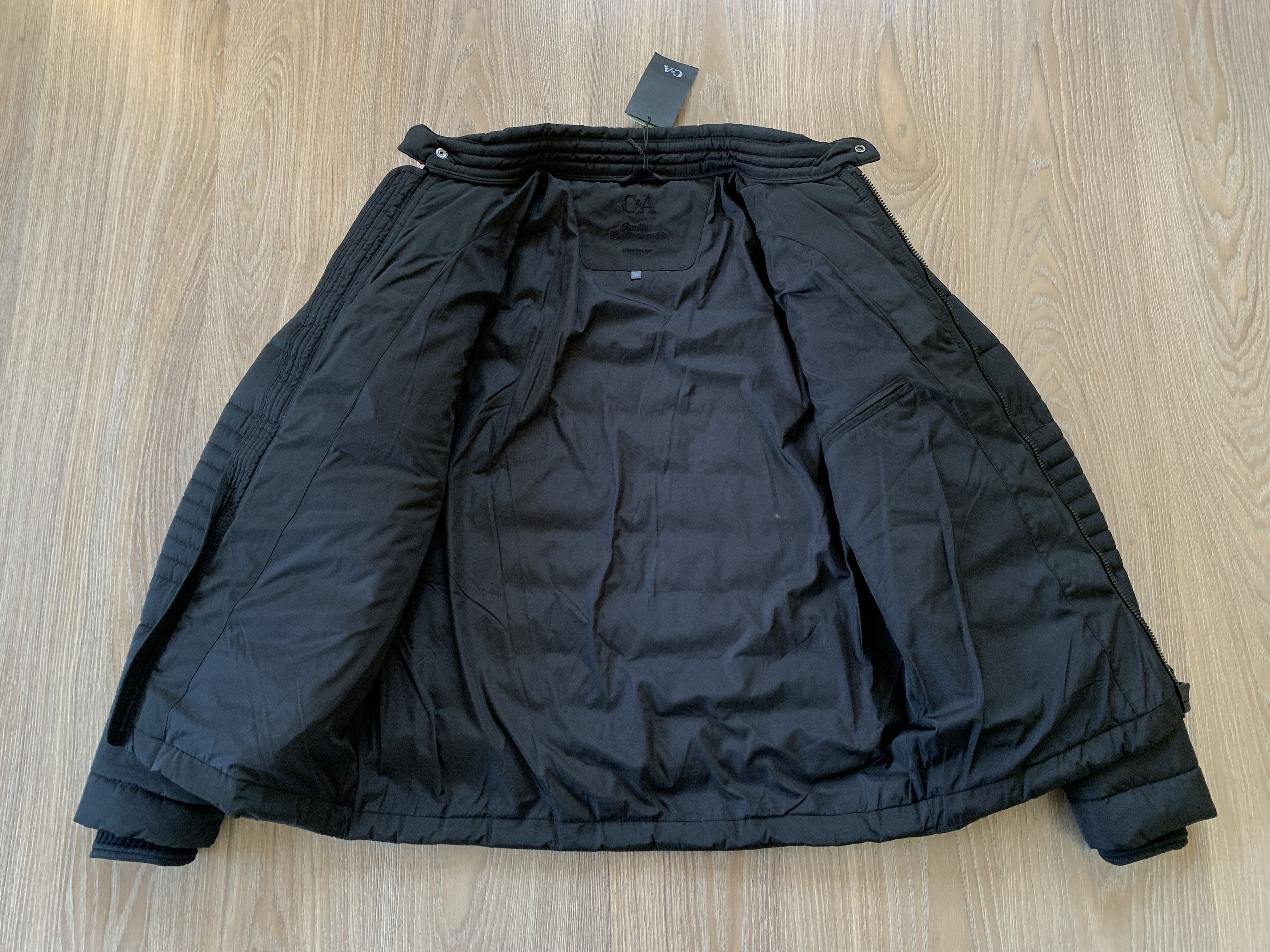C&A C&A New Black Quilted Jacket Size US M / EU 48-50 / 2 - 4 Thumbnail