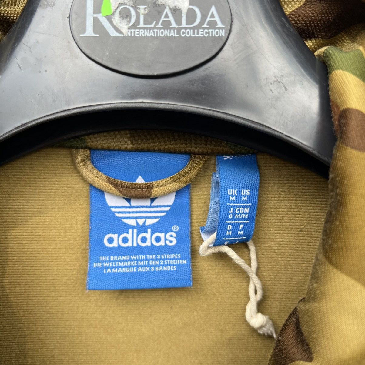 Adidas Adidas Originals track jacket Gold brown camo vintage Size US M / EU 48-50 / 2 - 2 Thumbnail