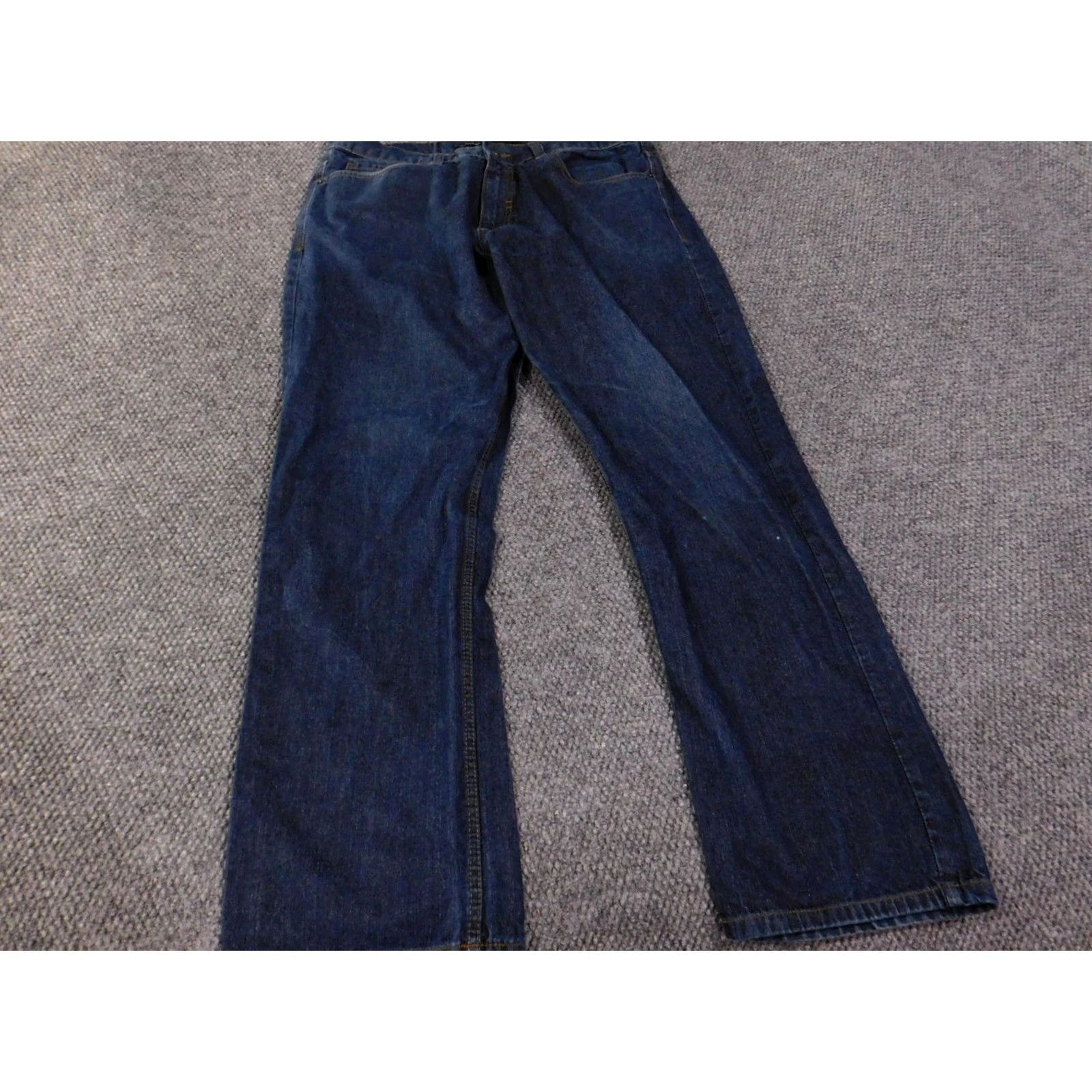 Rocawear VINTAGE Rocawear Jeans 38 Mens Denim Original Fit Straight 5-Pocket Pockets Blue Dark 32 In Inseam Mens Size US 38 / EU 54 - 3 Thumbnail