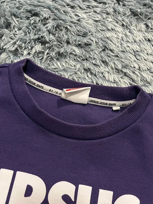 Bape Ursus BAPE x izzue 2019 Purple Sweatshirt Size US M / EU 48-50 / 2 - 14 Thumbnail