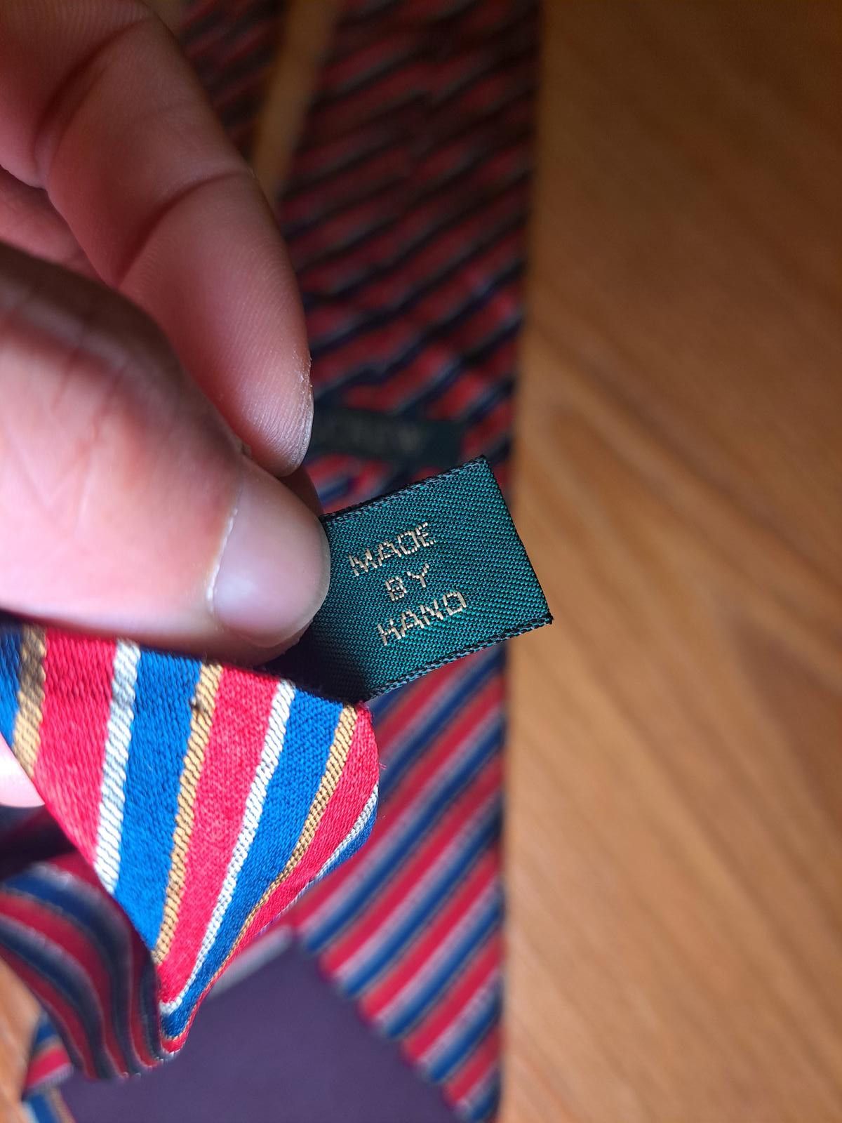 J.Crew J Crew Silk Tie Striped Multicolor Handmade Wide Necktie Size ONE SIZE - 4 Thumbnail