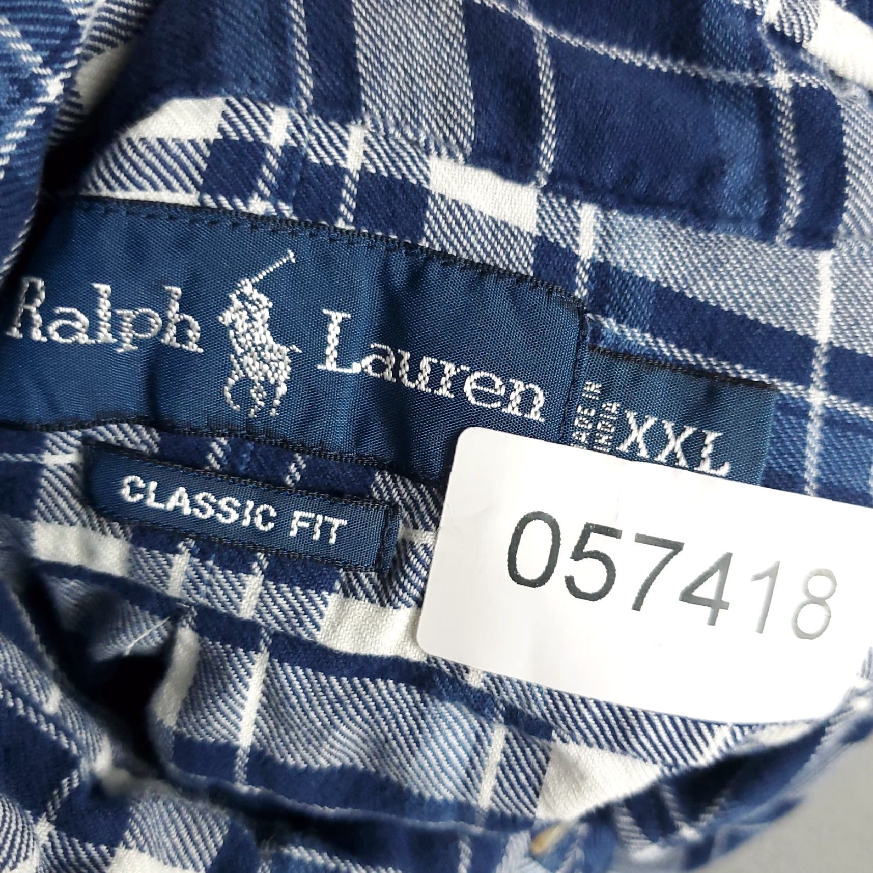 Ralph Lauren VINTAGE Ralph Lauren Shirt Mens 2XL Long Sleeve Button Up Collared Cotton Plaid Logo Classic Size US XXL / EU 58 / 5 - 8 Thumbnail