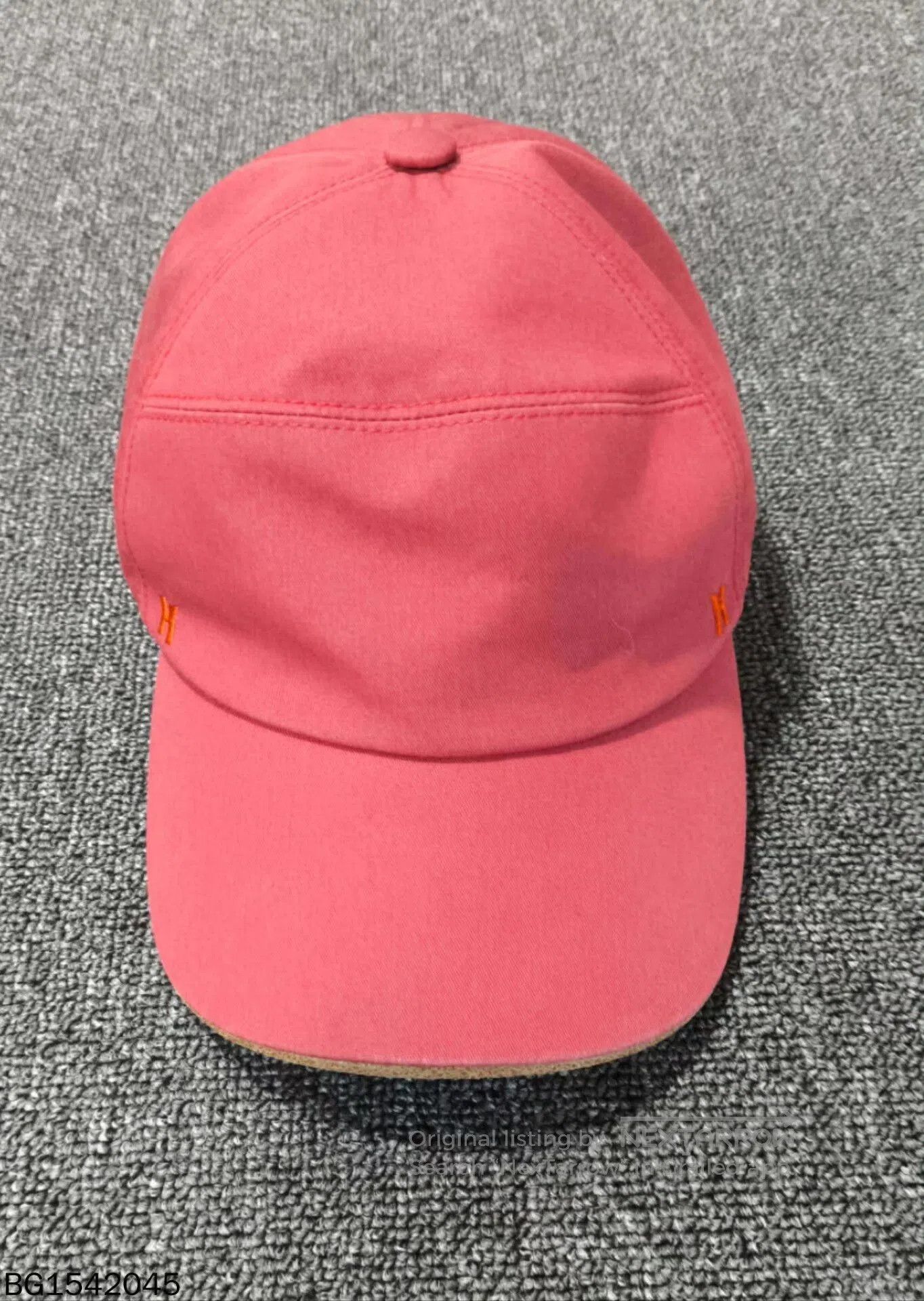 Hermes hermes embroidered logo baseball cap. Size ONE SIZE - 3 Thumbnail