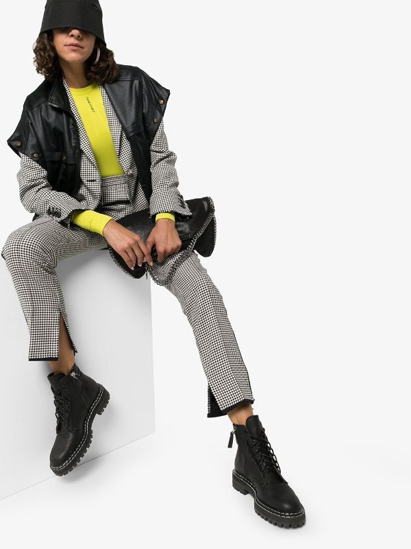 Proenza Schouler Proenza Schouler - Lug Sole Combat Boots Size US 8 / IT 38 - 2 Thumbnail