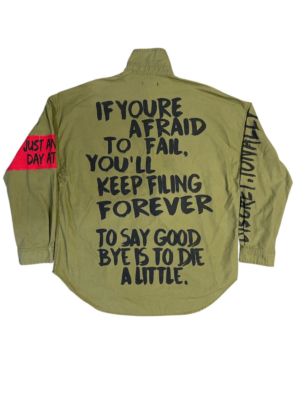 Japanese Brand Anarchy Bike Star Military Poem Shirt Size US L / EU 52-54 / 3 - 2 Thumbnail