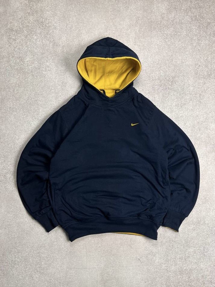Other Vintage Nike Swoosh Reversible Boxy Hoodie Y2K M Size US M / EU 48-50 / 2 - 2 Thumbnail