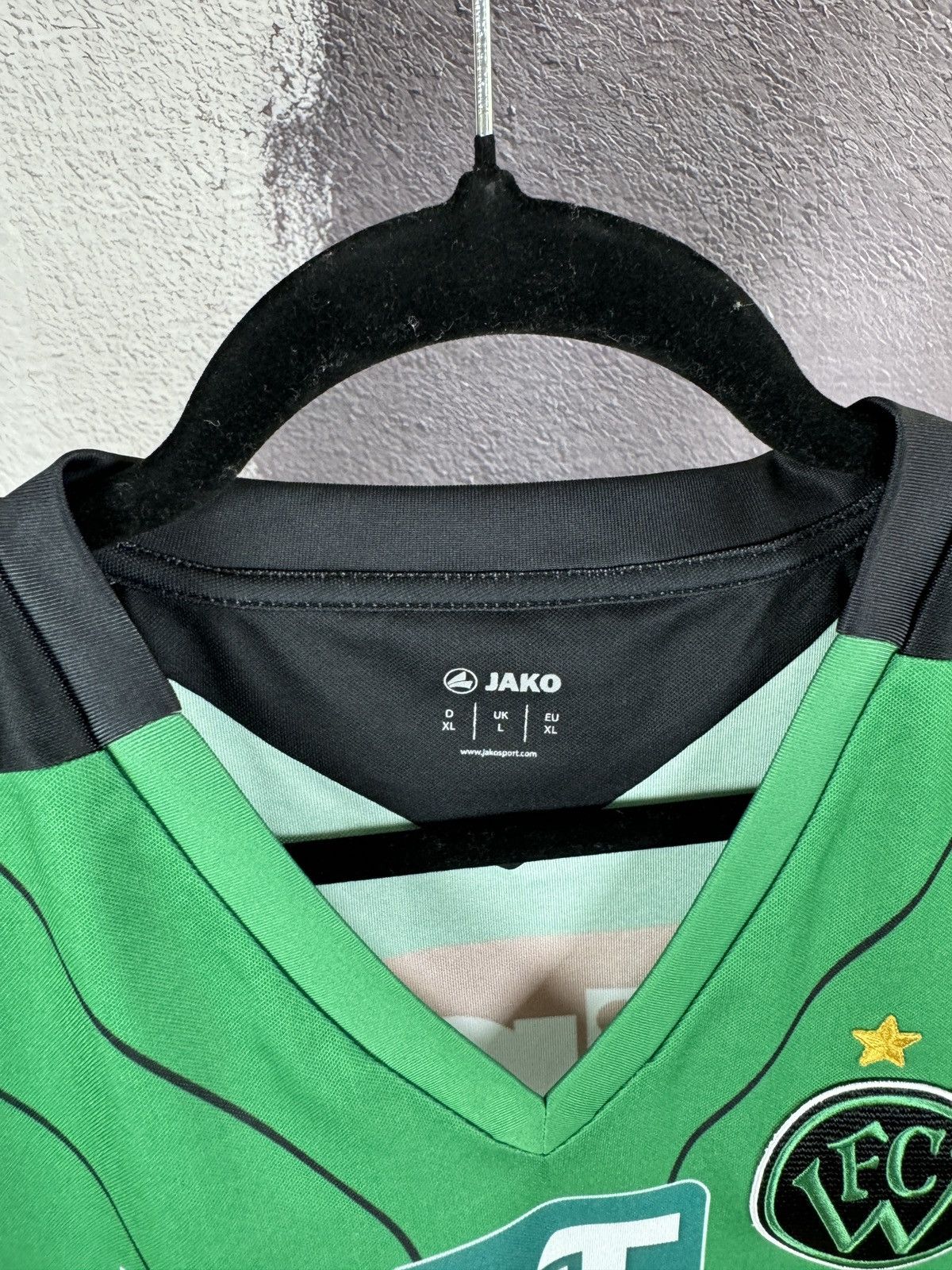Vintage Jako Wacker Innsbruck 2017 2018 home soccer jersey football Size US XL / EU 56 / 4 - 11 Thumbnail