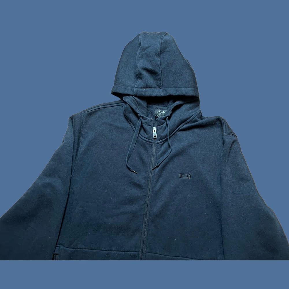 Oakley VINTAGE Oakley Hoodie Full Zip Black Mens XXL Logo 90s Pockets Hooded Size US XXL / EU 58 / 5 - 1 Thumbnail