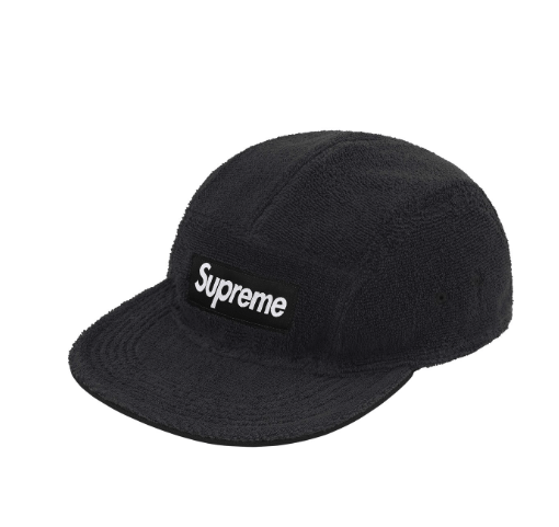 Supreme Supreme Reversible Terry Camp Cap Black SS25 Size ONE SIZE - 2 Thumbnail