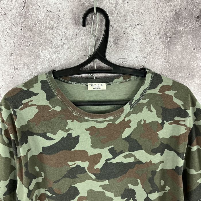 Fortino Made In Italy M.I.D.A Undici Tee Made in Italy Camo Y2K Size XL ...