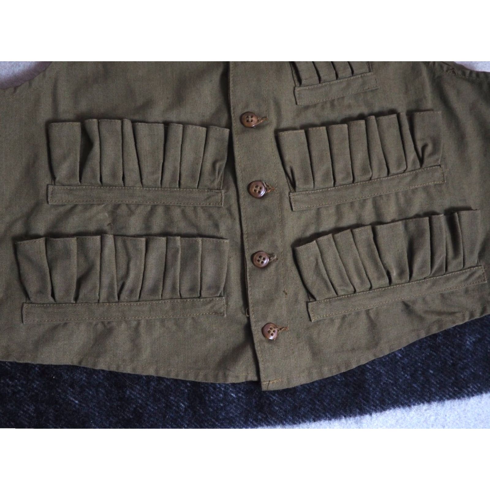 Vintage VINTAGE Red Head Field Vest Shirt (Vest) Brown Cotton Canvas Outdoor Mens S 1950s Military/Landgirl Size US S / EU 44-46 / 1 - 5 Thumbnail