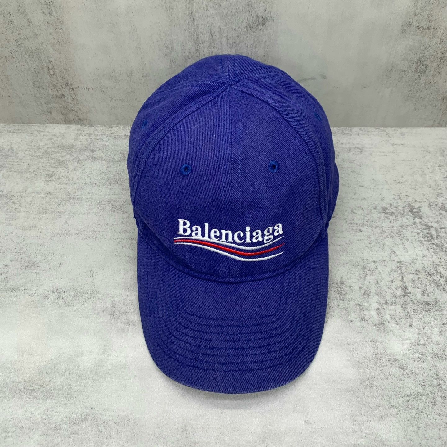 Balenciaga blue balenciaga cap with logo Size ONE SIZE - 1 Thumbnail