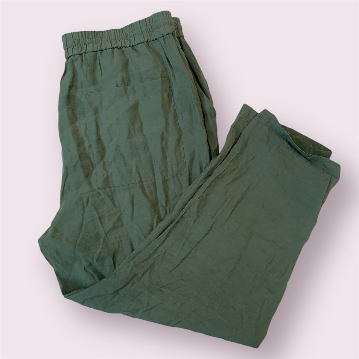 Zara Olive Green Zara Pants Size 38" / US 16 / IT 52 - 2 Thumbnail
