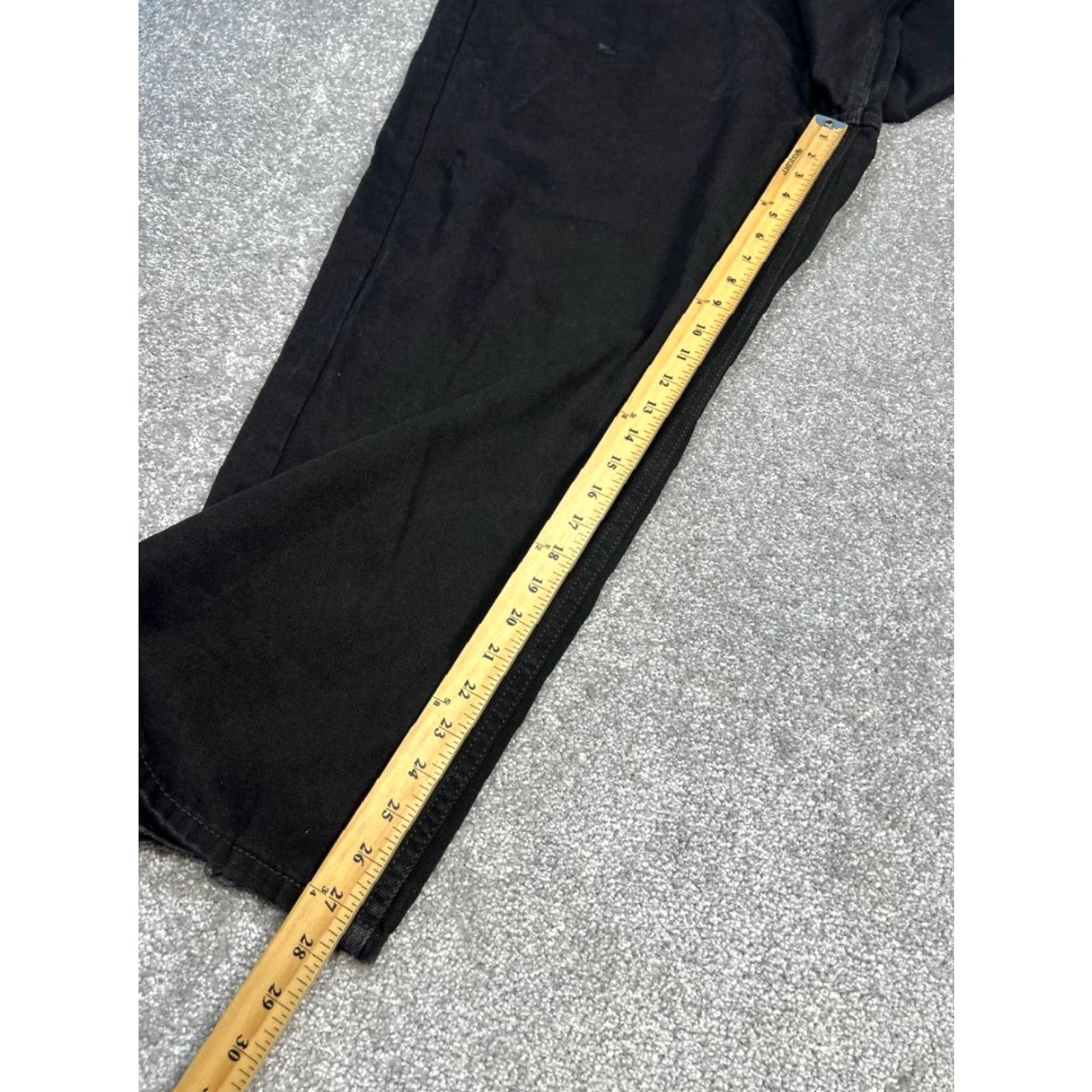 Levi's Levis 550 Jeans Mens 52 Black Cotton High Rise Relaxed Fit Straight Leg 50x27 Vintage No Size US 36 / EU 52 - 5 Thumbnail