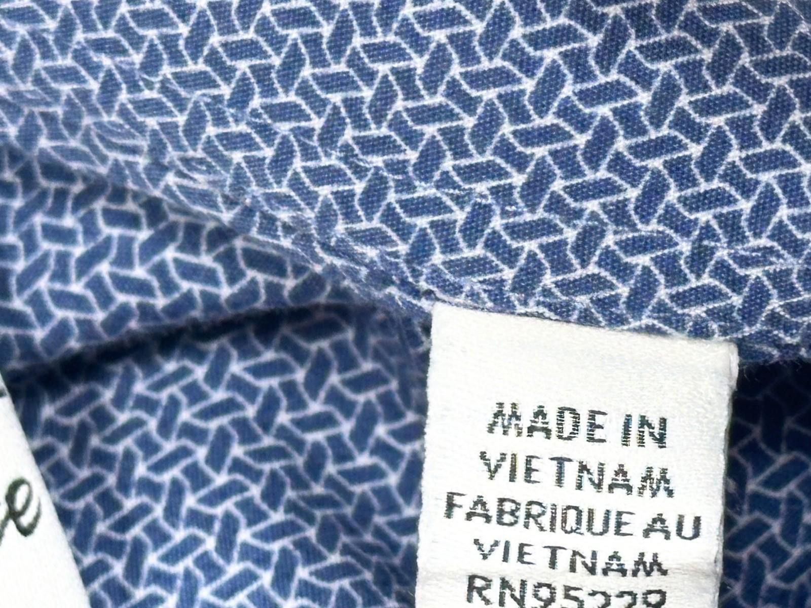 Ted Baker Ted Baker Endurance Cotton Button Down Blue Men L 16.5/32-33 Size 42R - 8 Thumbnail
