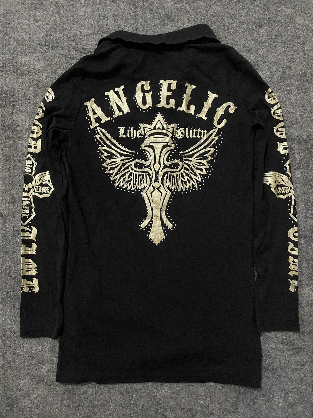 Hysteric Glamour × If Six Was Nine × Japanese Brand GOTHIC POEM SKULL PUNK JAPANESE STYLE LONG SLEEVE Size US M / EU 48-50 / 2 - 11 Thumbnail