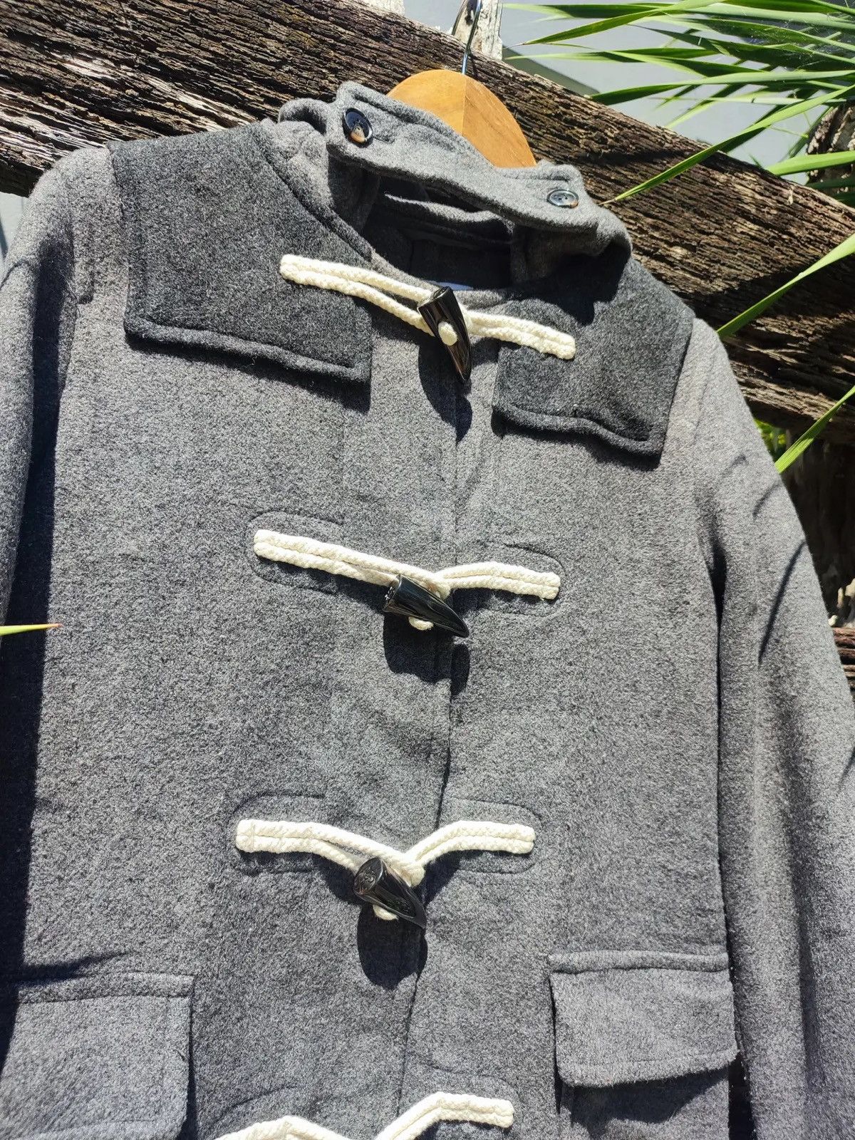 JW Anderson × Uniqlo Uniqlo x JW Anderson Wool Blend Duffle Coat (Grey) Size US M / EU 48-50 / 2 - 2 Thumbnail