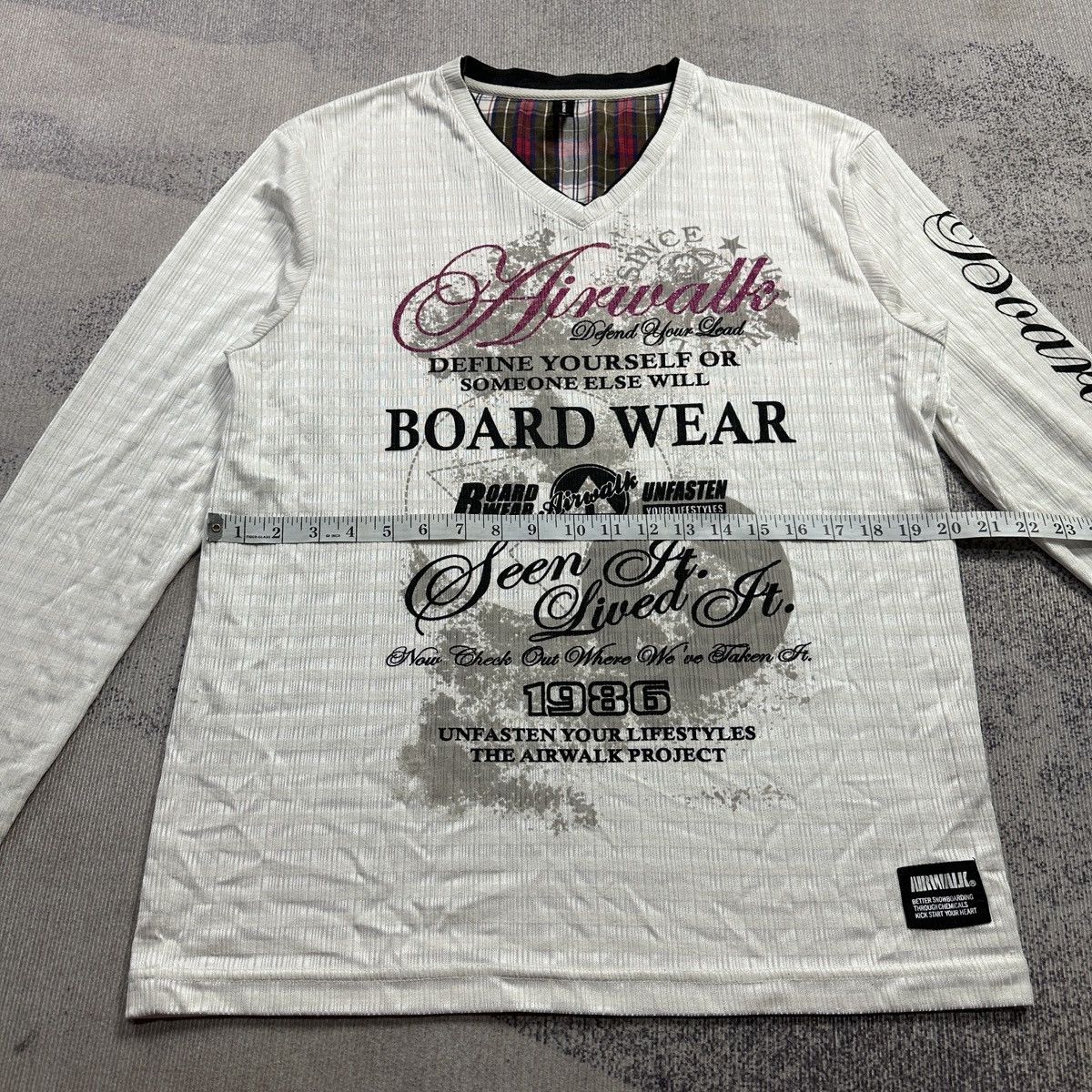 Airwalk Airwalk graffiti longsleeve Tshirt Size US XL / EU 56 / 4 - 4 Thumbnail