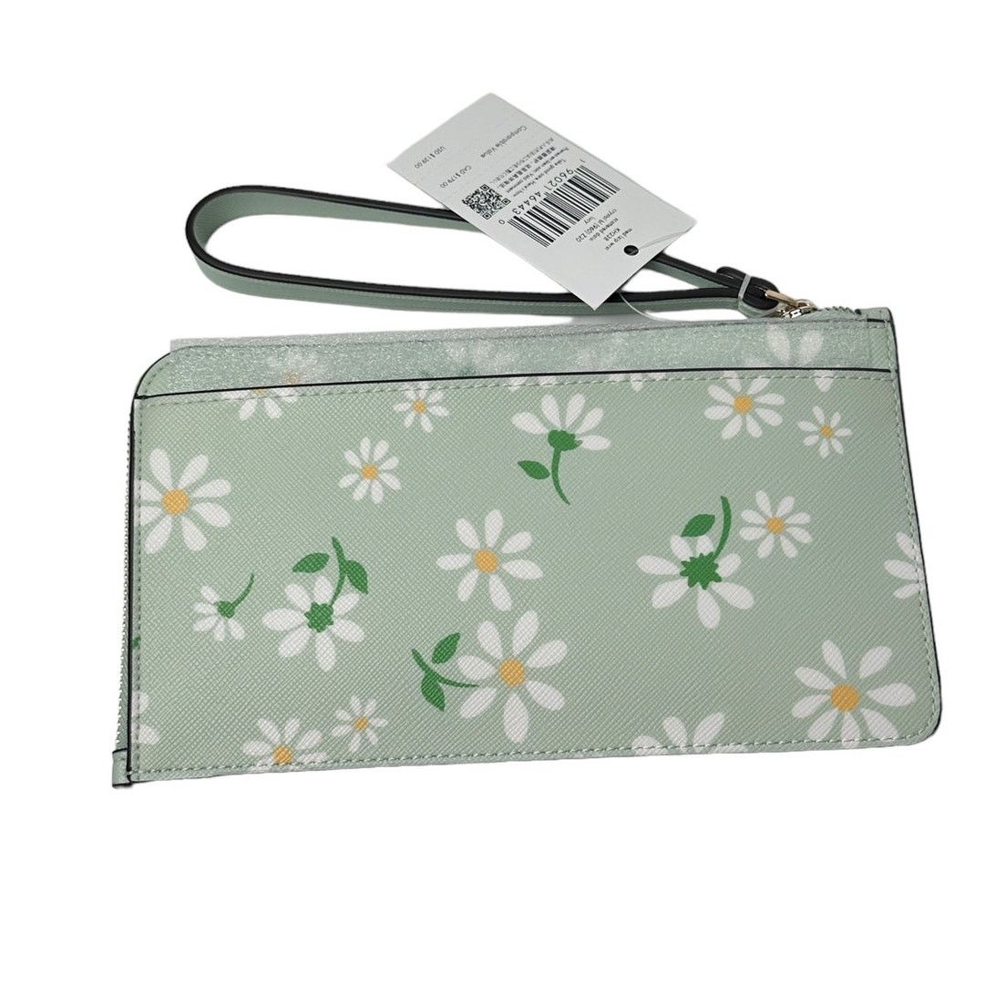 Kate Spade Kate Spade Lucy Day Tripper Daisy Medium L-Zip Wristlet Size ONE SIZE - 3 Thumbnail