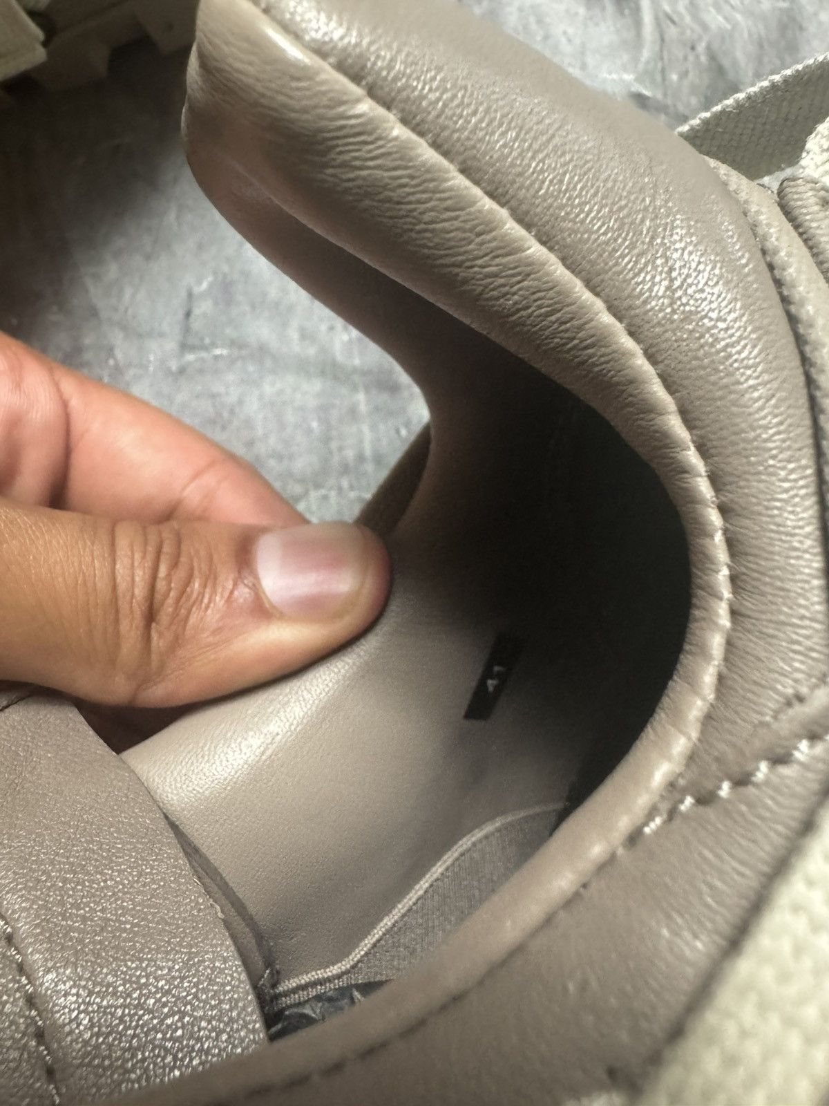Moncler × Rick Owens Rick Owens Moncler Megalace Trail Grip Sneakers in Dust Size US 8 / EU 41 - 8 Thumbnail