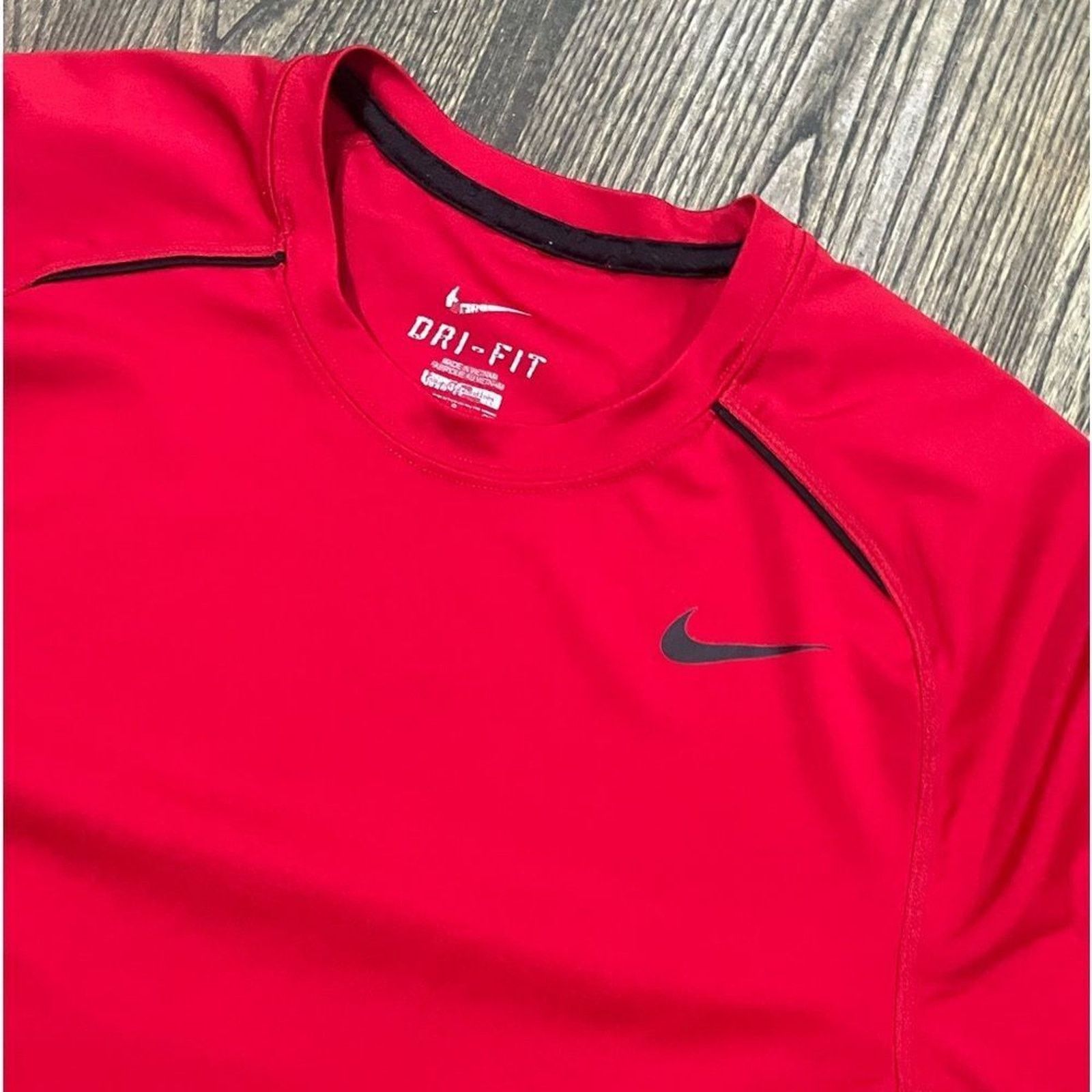 Nike Nike DRI-Fit Mens Performance T-Shirt Short Sleeve Red S Size US S / EU 44-46 / 1 - 3 Thumbnail