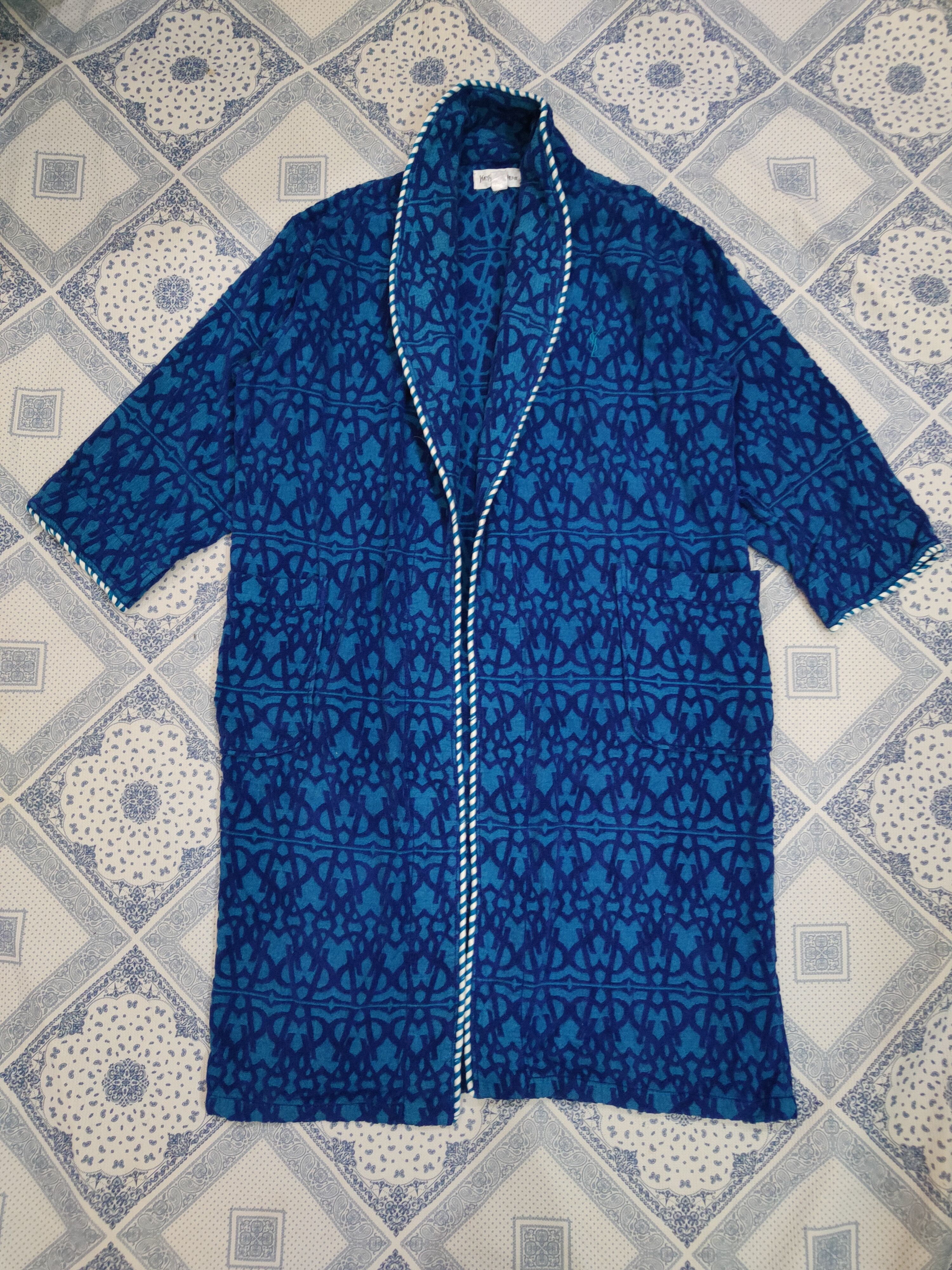 Vintage × Yves Saint Laurent Vintage YSL Robe Size US L / EU 52-54 / 3 - 1 Thumbnail