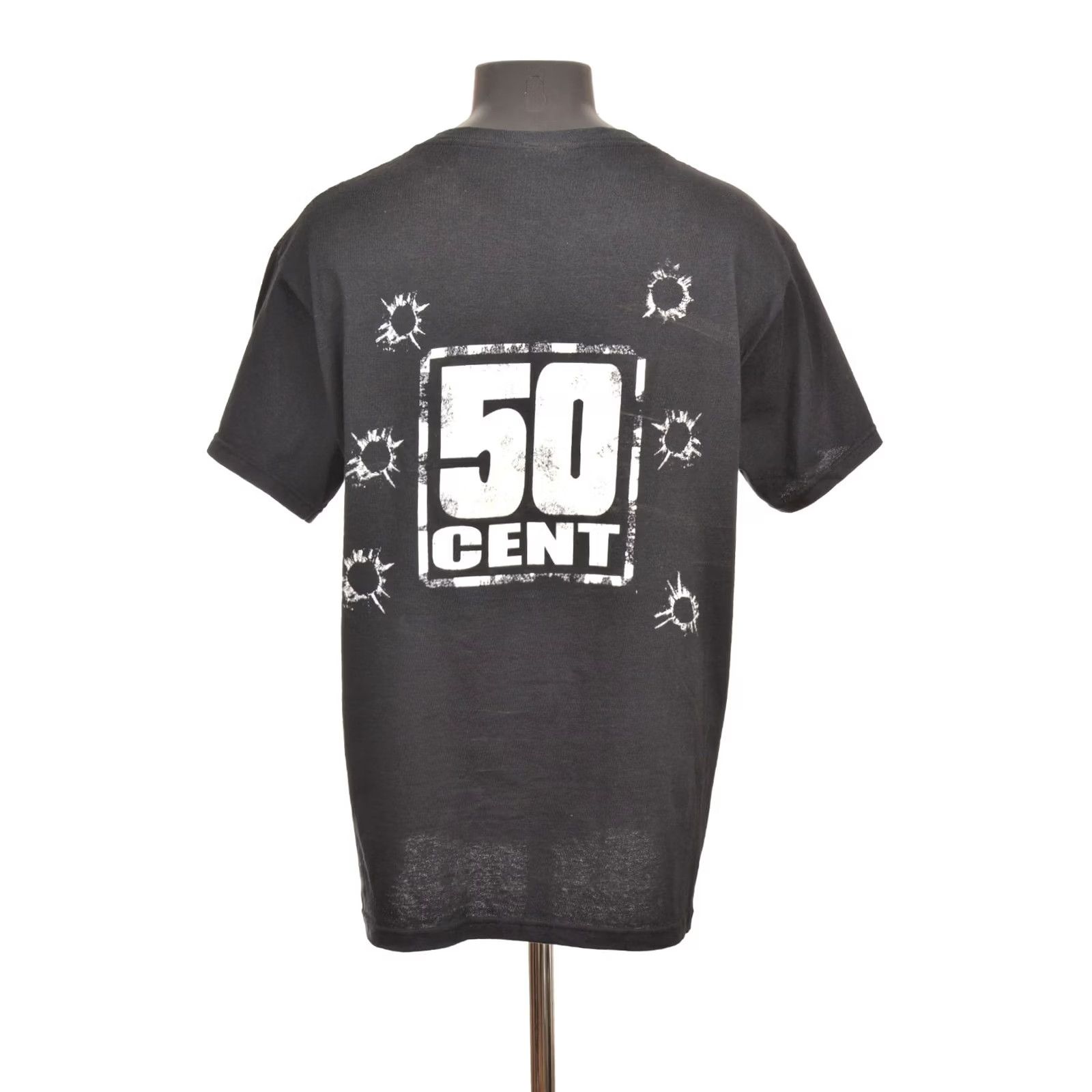 Fruit Of The Loom Fruit of the Loom 50 Cent The Massacre Vintage 2005 T-Shirt Size M Black Mens Short Sleeve 100% Cotton Tee Size US M / EU 48-50 / 2 - 5 Thumbnail