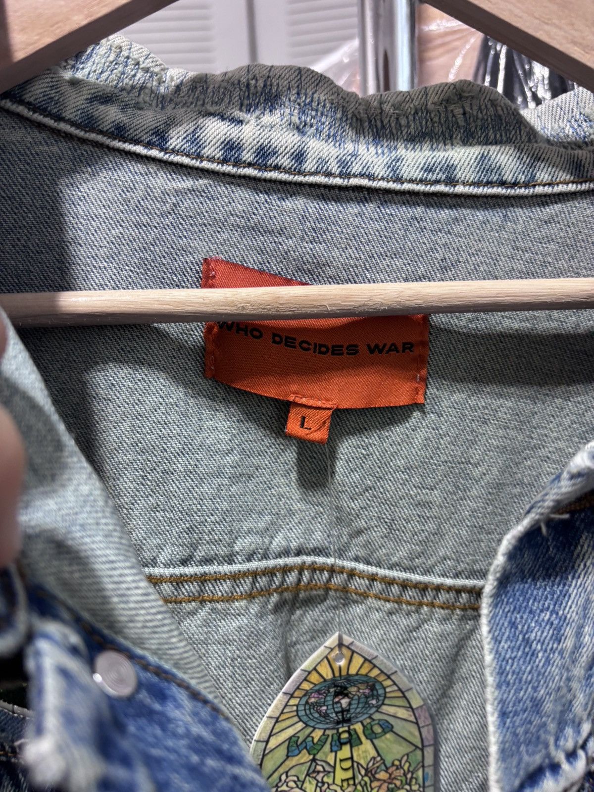 Who Decides War Who Decides War Indigo Jean Jacket Size US L / EU 52-54 / 3 - 3 Thumbnail