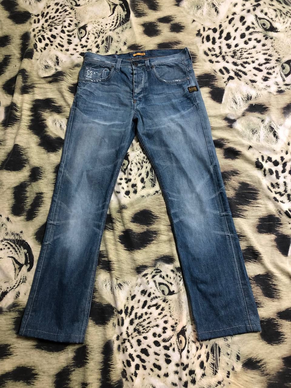G-Star Jeans G-Star Raw 3301 Denim Pants vintage streetwear Size US 30 / EU 46 - 9 Thumbnail