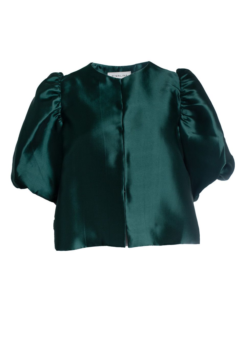 Other By Malina, green cleo pouf sleeve blouse Size XS / US 0-2 / IT 36-38 - 1 Thumbnail