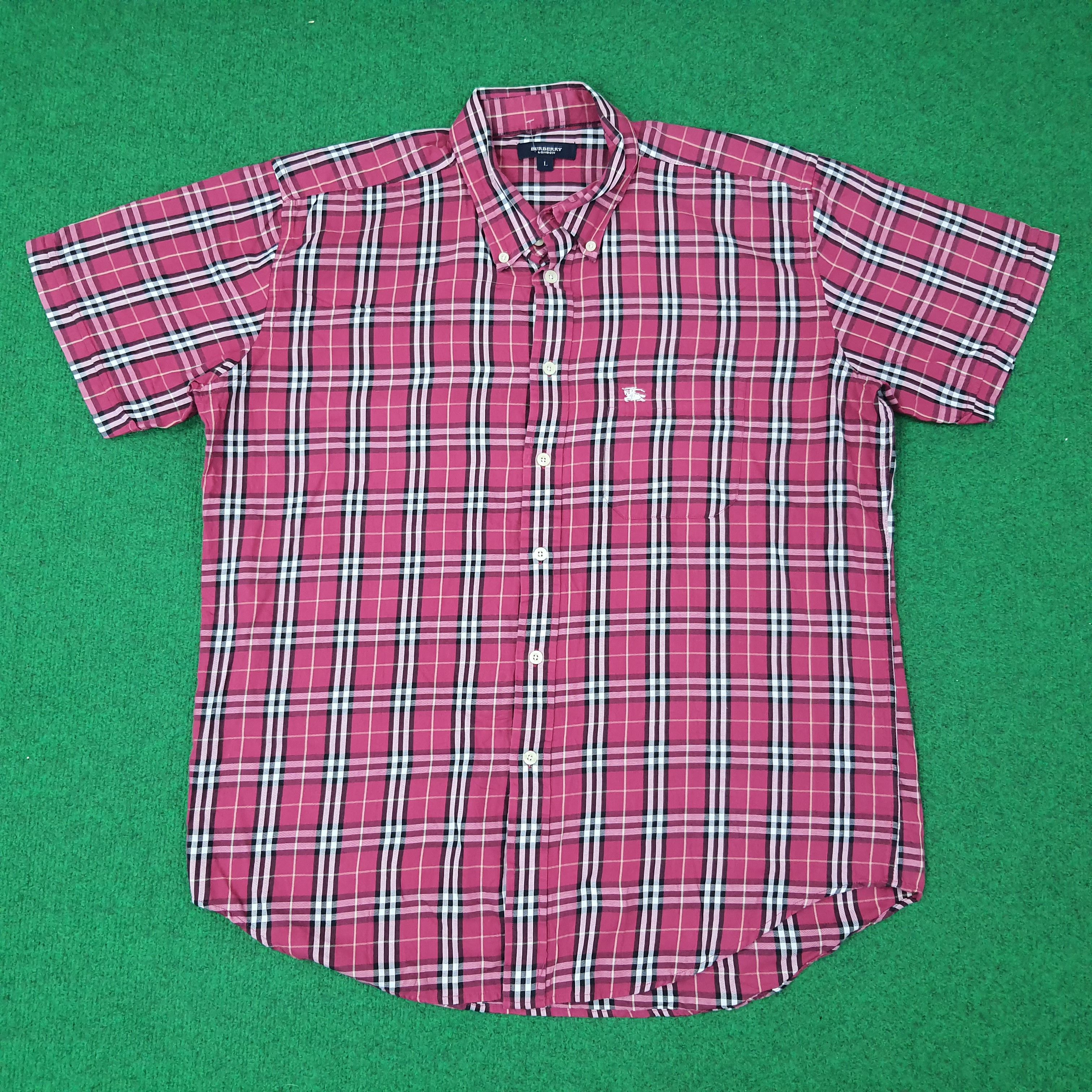 Burberry Vintage Burberry Nova Check Button Up Shirt C267N67 Size US L / EU 52-54 / 3 - 1 Thumbnail