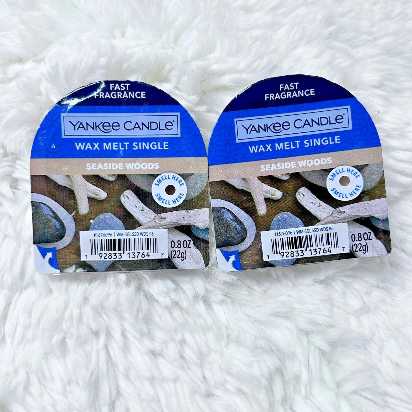 Designer 2 Pack Yankee Candle Wax Melt Singles SEASIDE WOODS Size ONE SIZE - 1 Thumbnail