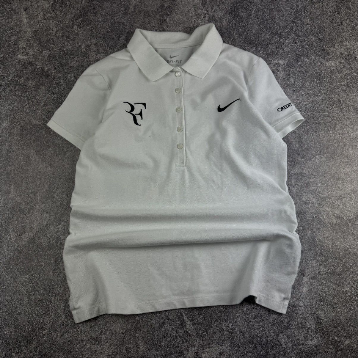 Nike Nike RF Roger Federer womens polo shirt Size L / US 10 / IT 46 - 1 Thumbnail