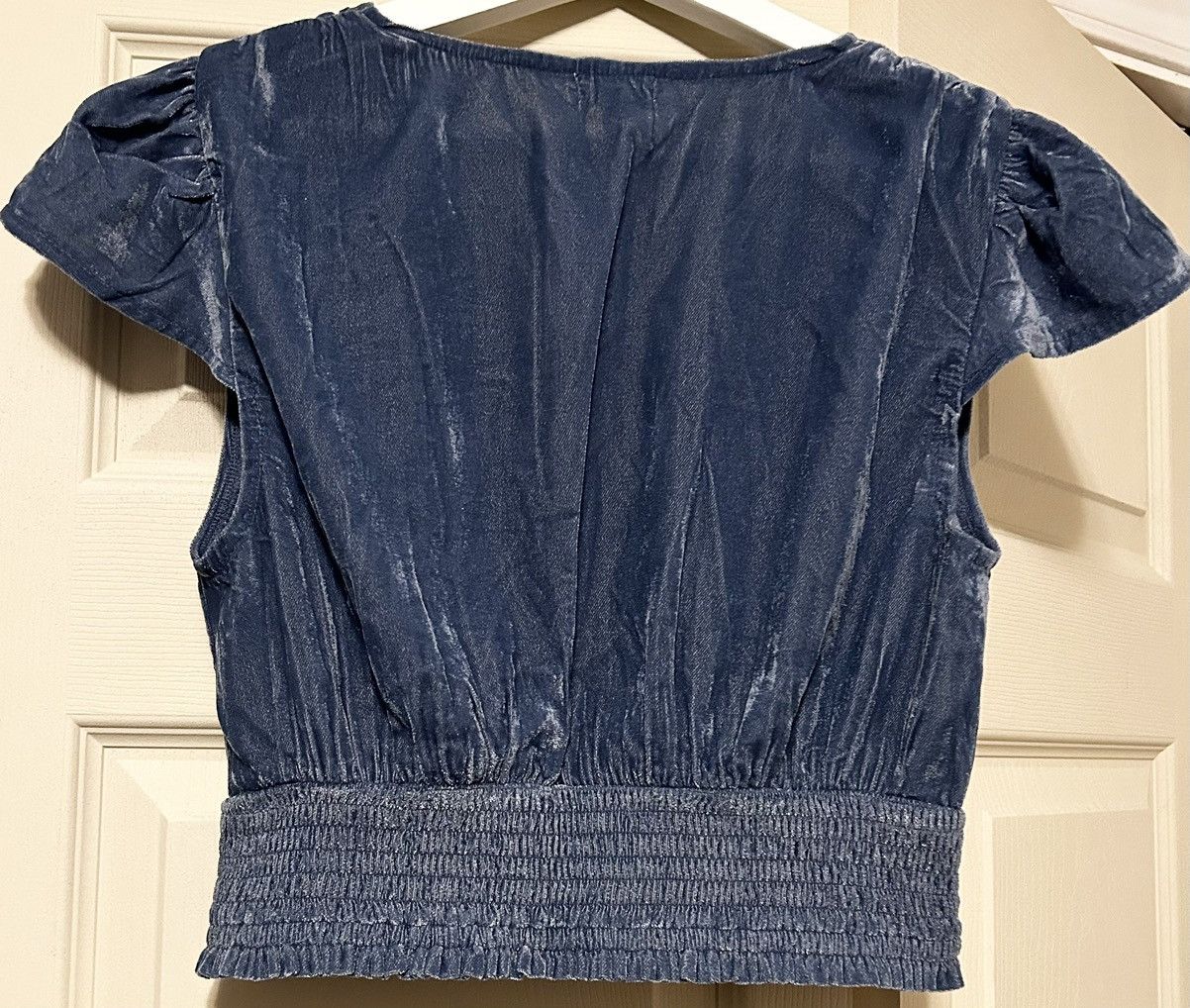 Aries NWOT AERIE V-neck velvet top with stretchy waistband Size S / US 4 / IT 40 - 4 Thumbnail