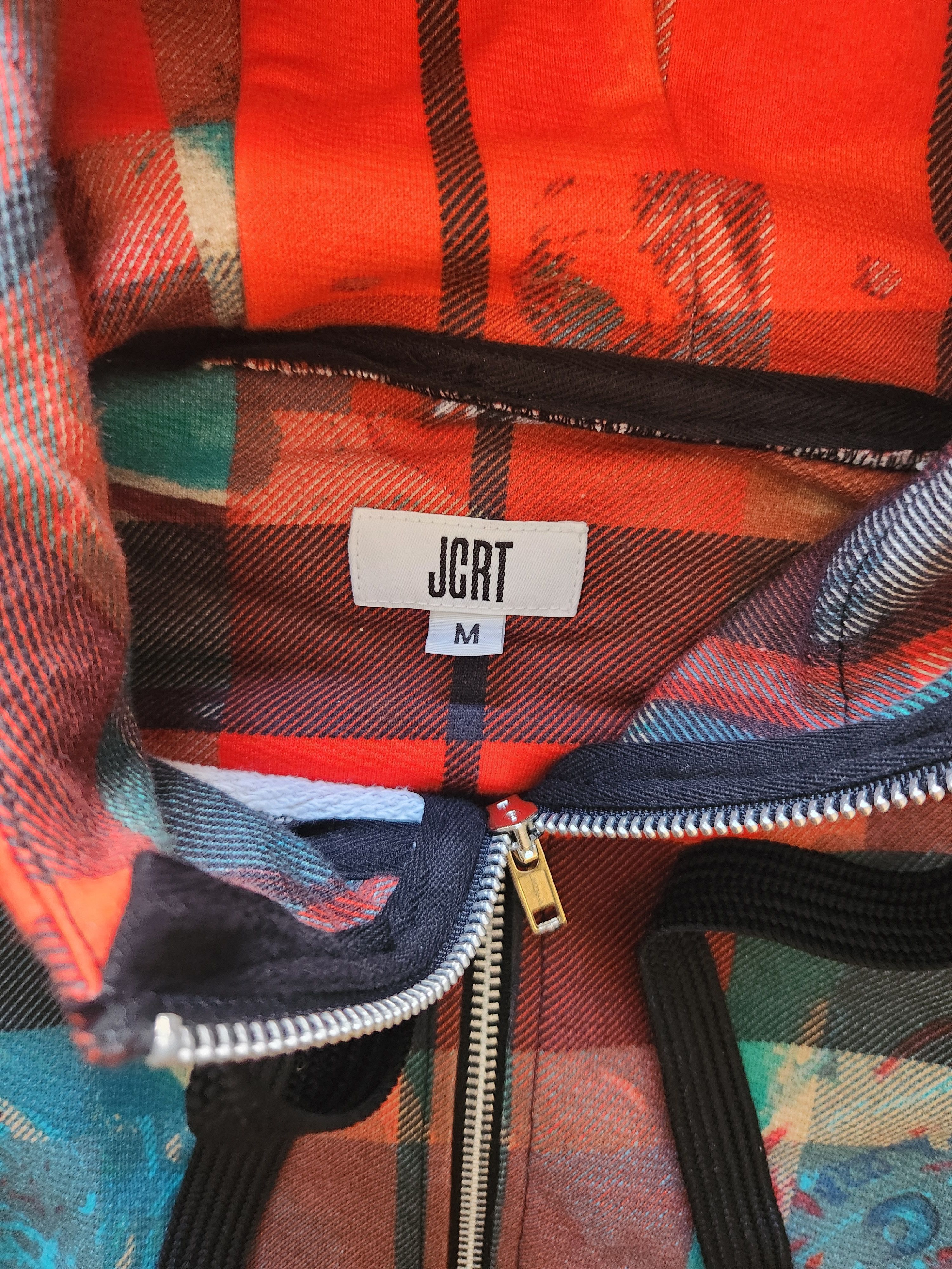 Other JCRT × Scooter LaForge Plaid/photo print zip-up hoodie Size US M / EU 48-50 / 2 - 4 Thumbnail
