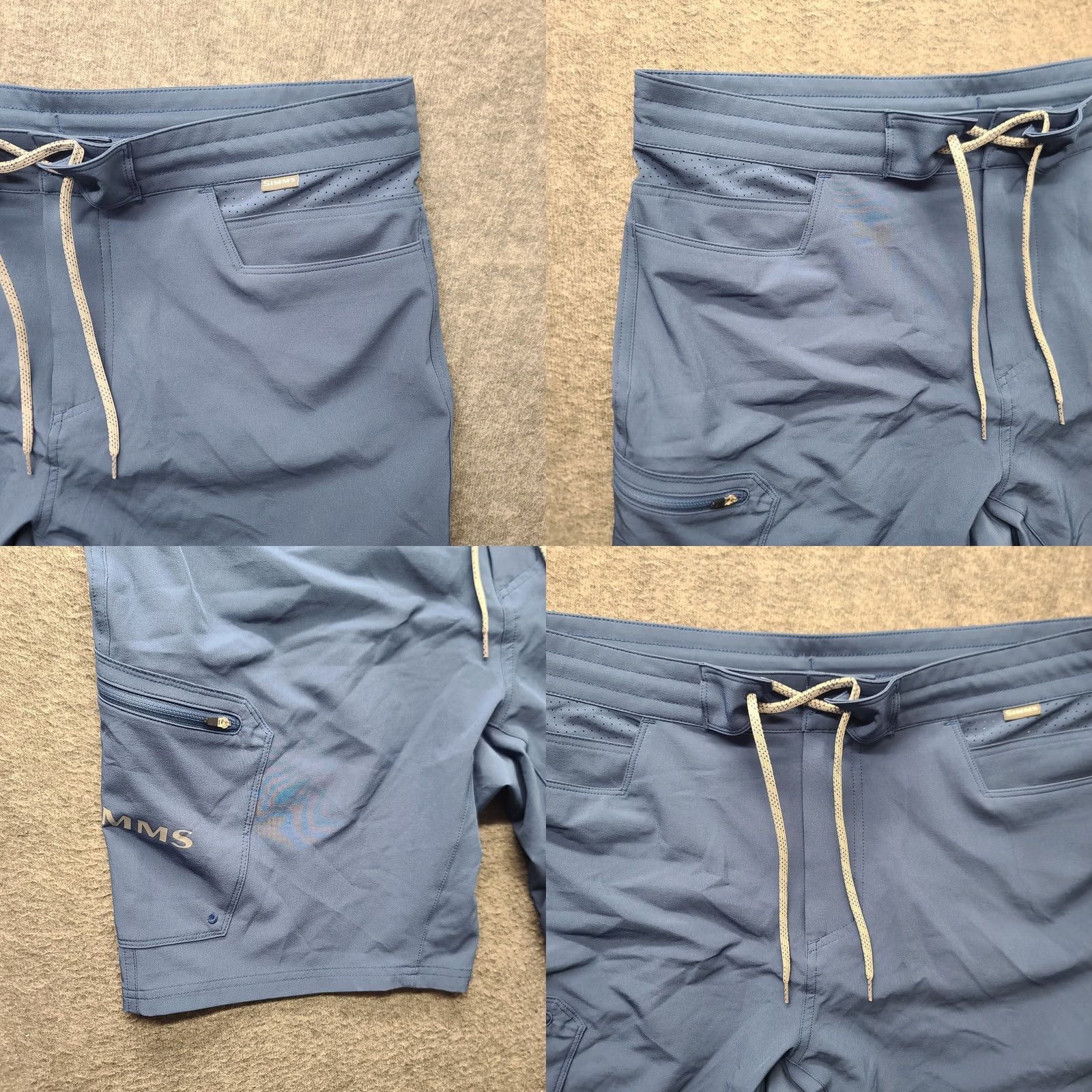 Vintage Simms Seamount Shorts Men 38 Blue Quick Dry Cargo Pocket Fishing Board Size US 38 / EU 54 - 8 Thumbnail