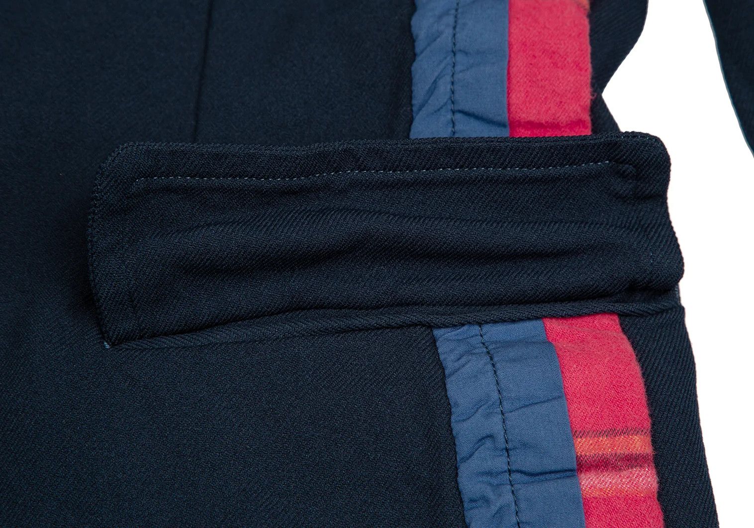 Comme des Garcons Homme Plus Seamline Design Polyester Jacket in Navy Blue, Size S Size US S / EU 44-46 / 1 - 9 Thumbnail
