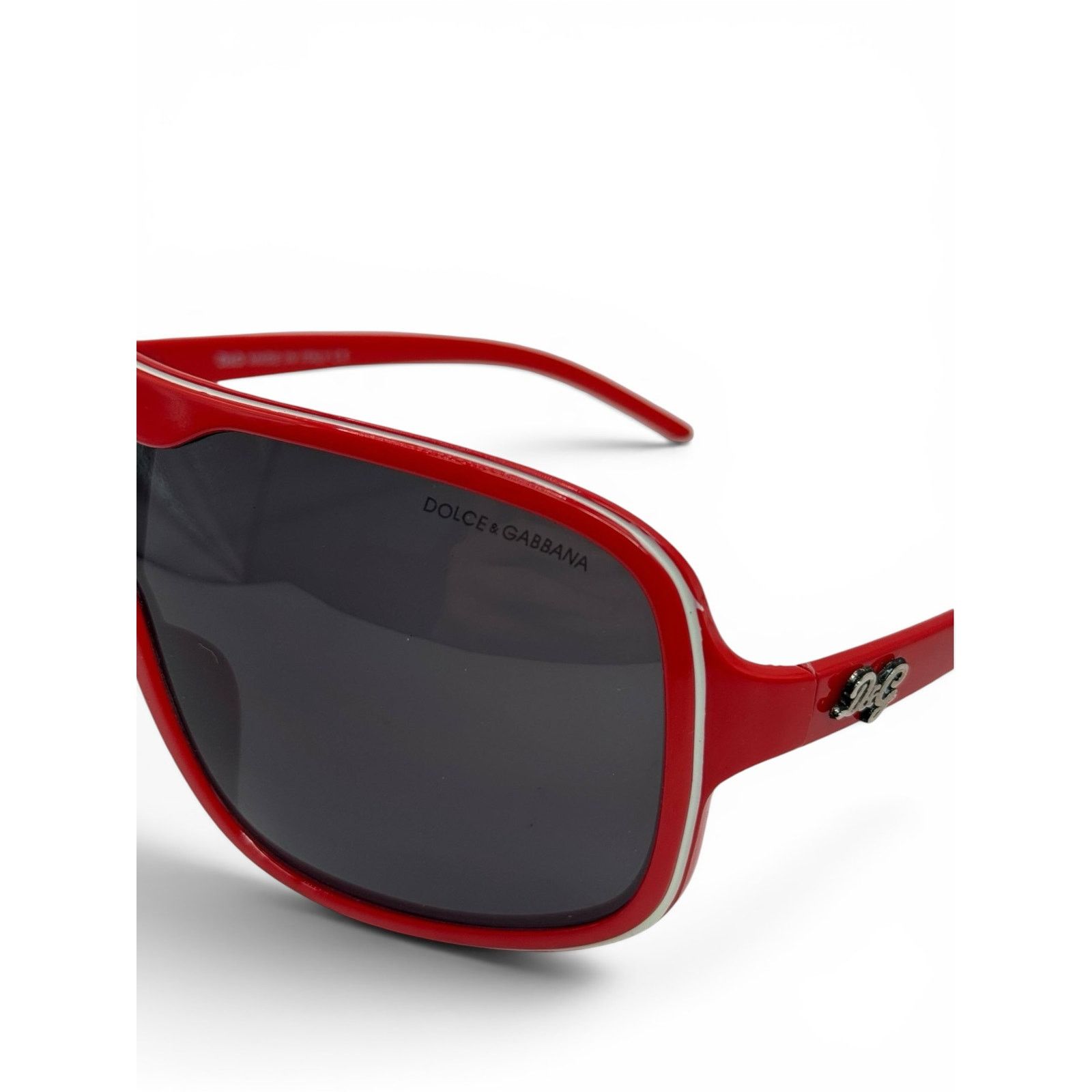 Dolce & Gabbana Dolce & Gabbana Red Shield Sunglasses Size ONE SIZE - 3 Thumbnail