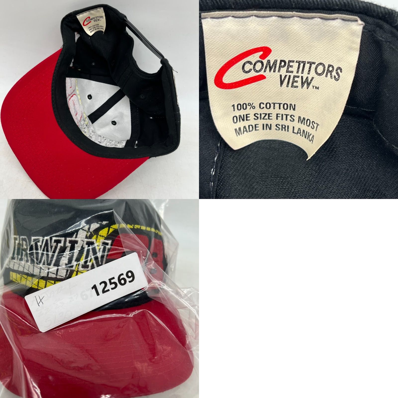NASCAR VINTAGE Competitors View Kenny Irwin NASCAR Snapback Cap Hat Astro Boy Black One Size 90s Mens Size ONE SIZE - 8 Thumbnail