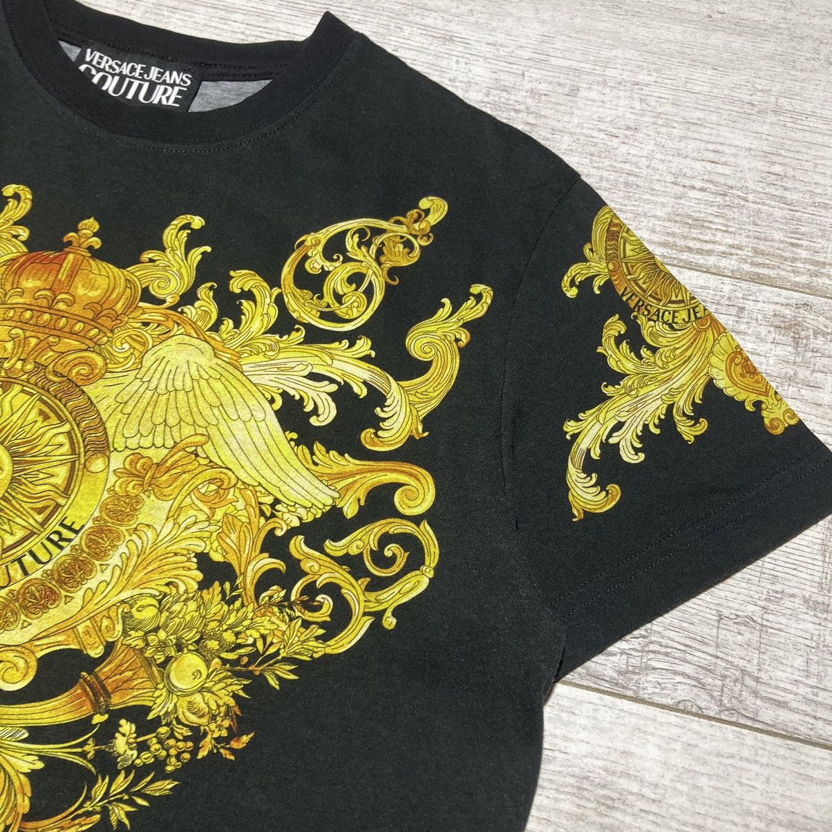 Versace VERSACE JEANS COUTURE T-Shirts Tee Black Size US S / EU 44-46 / 1 - 4 Thumbnail