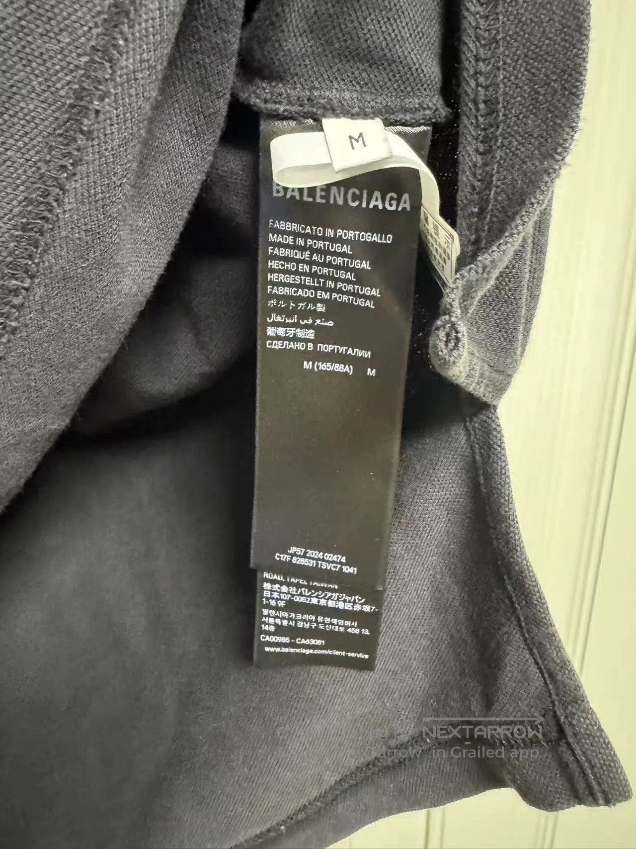 Balenciaga Balenciaga Black Wheat Embroidery Polo. Size US M / EU 48-50 / 2 - 4 Thumbnail